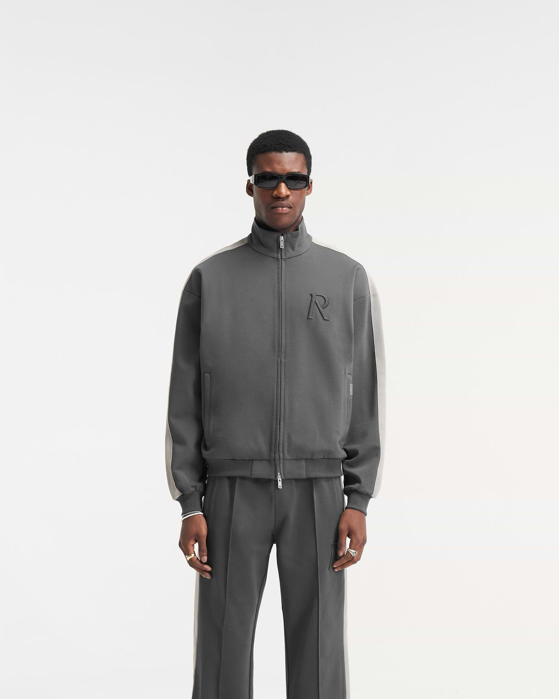 Initial Tracksuit Jacket - Grey