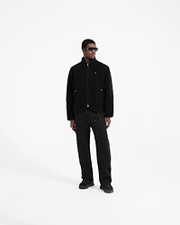 Fleece Zip Through - Black