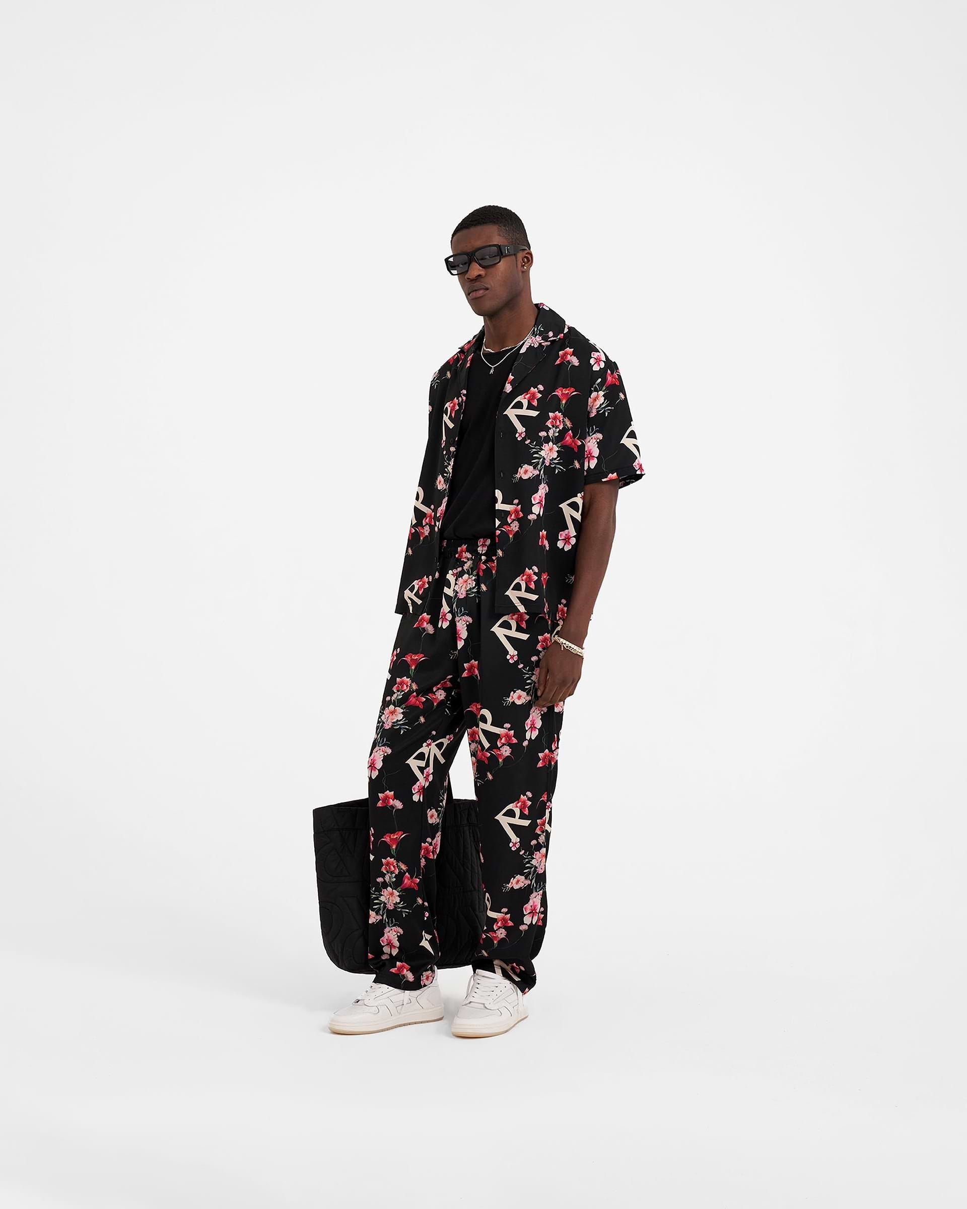 Floral Pant - Black