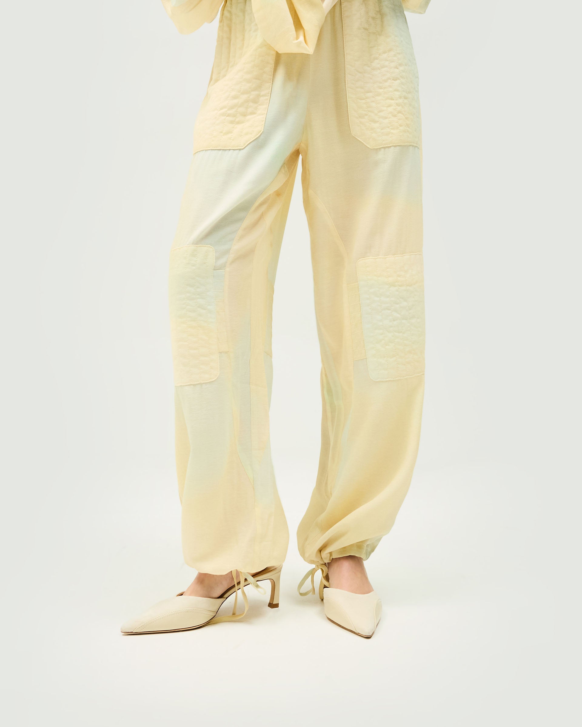 Storm Tracksuit Bottom - Storm Print Natural