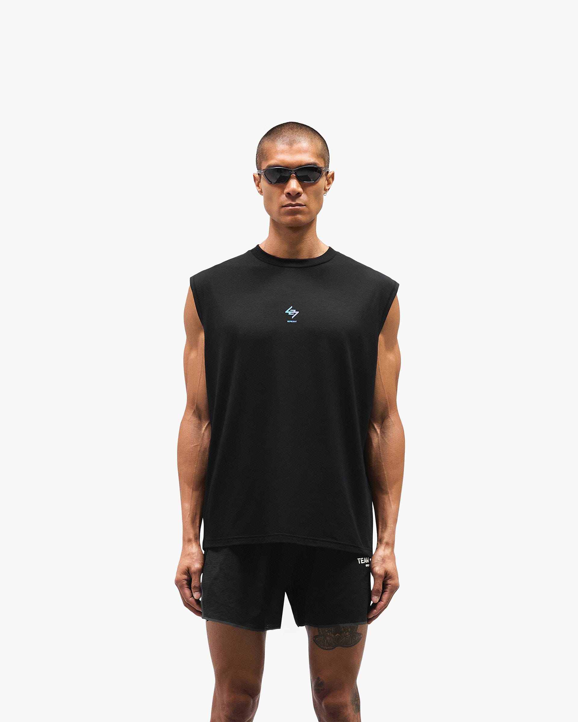 247 Oversized Tank - Purple Fade