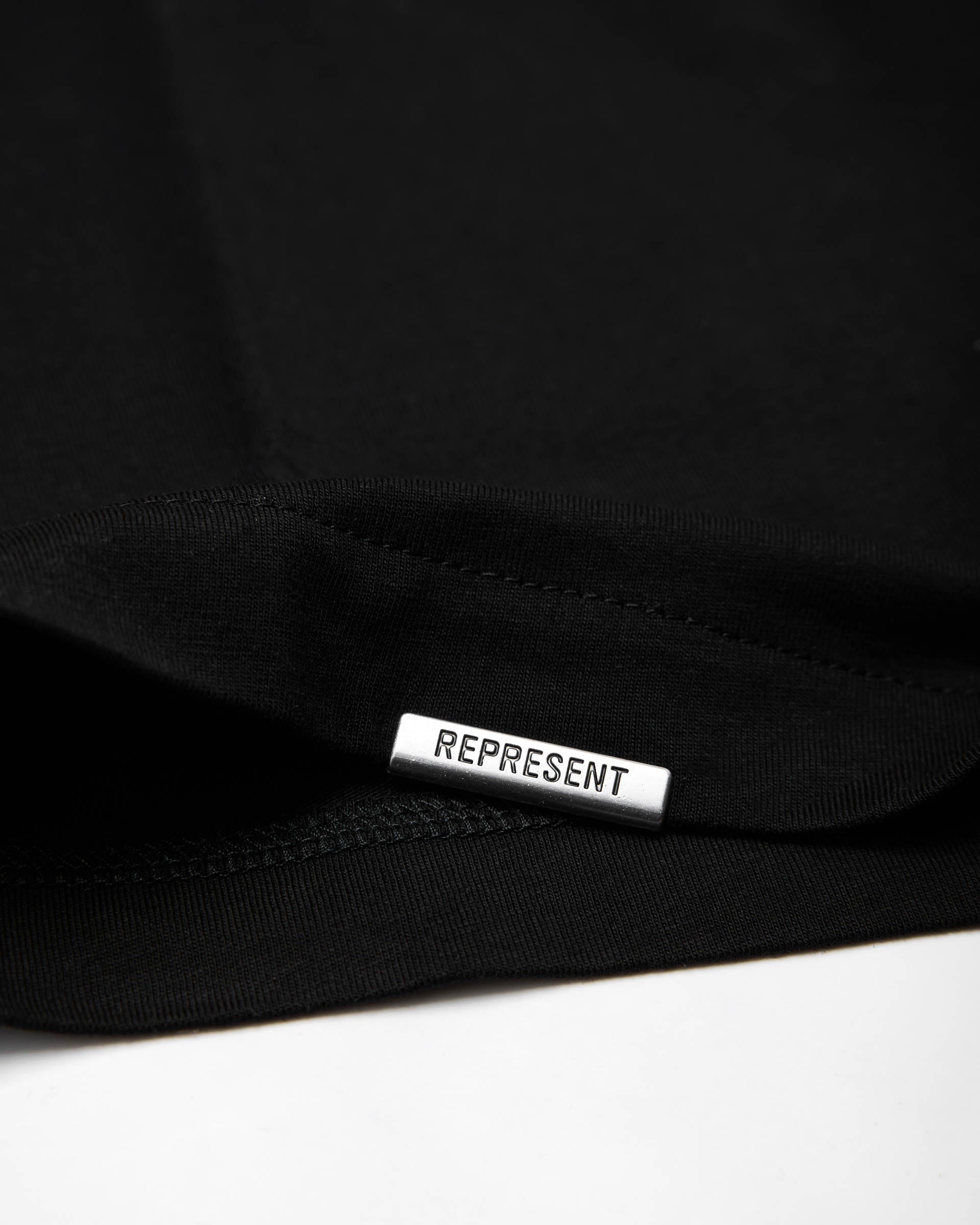 2 x Initial Boxy T-Shirt - Black & Ice Grey Marl