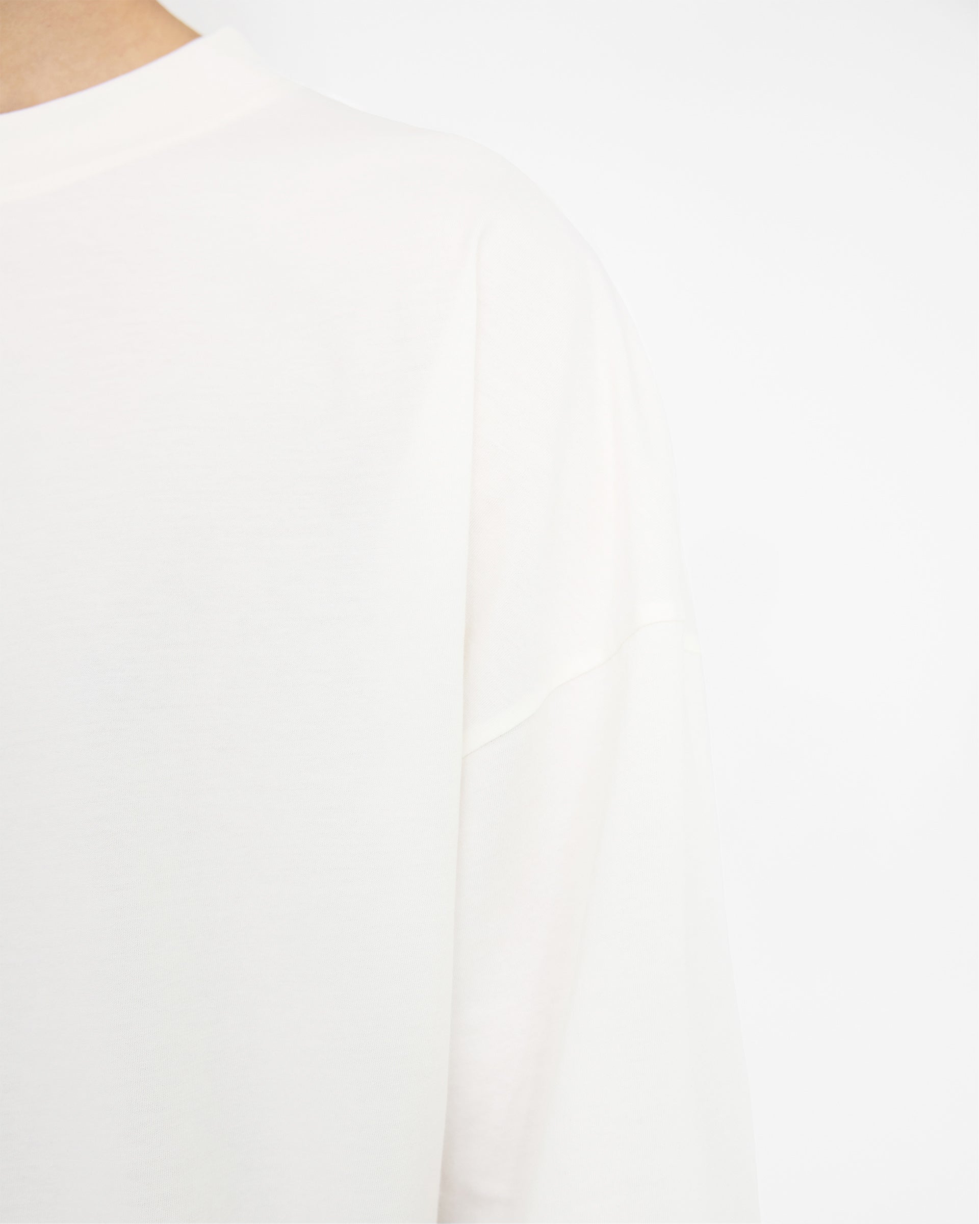 2 x Initial Boxy T-Shirt - Flat White