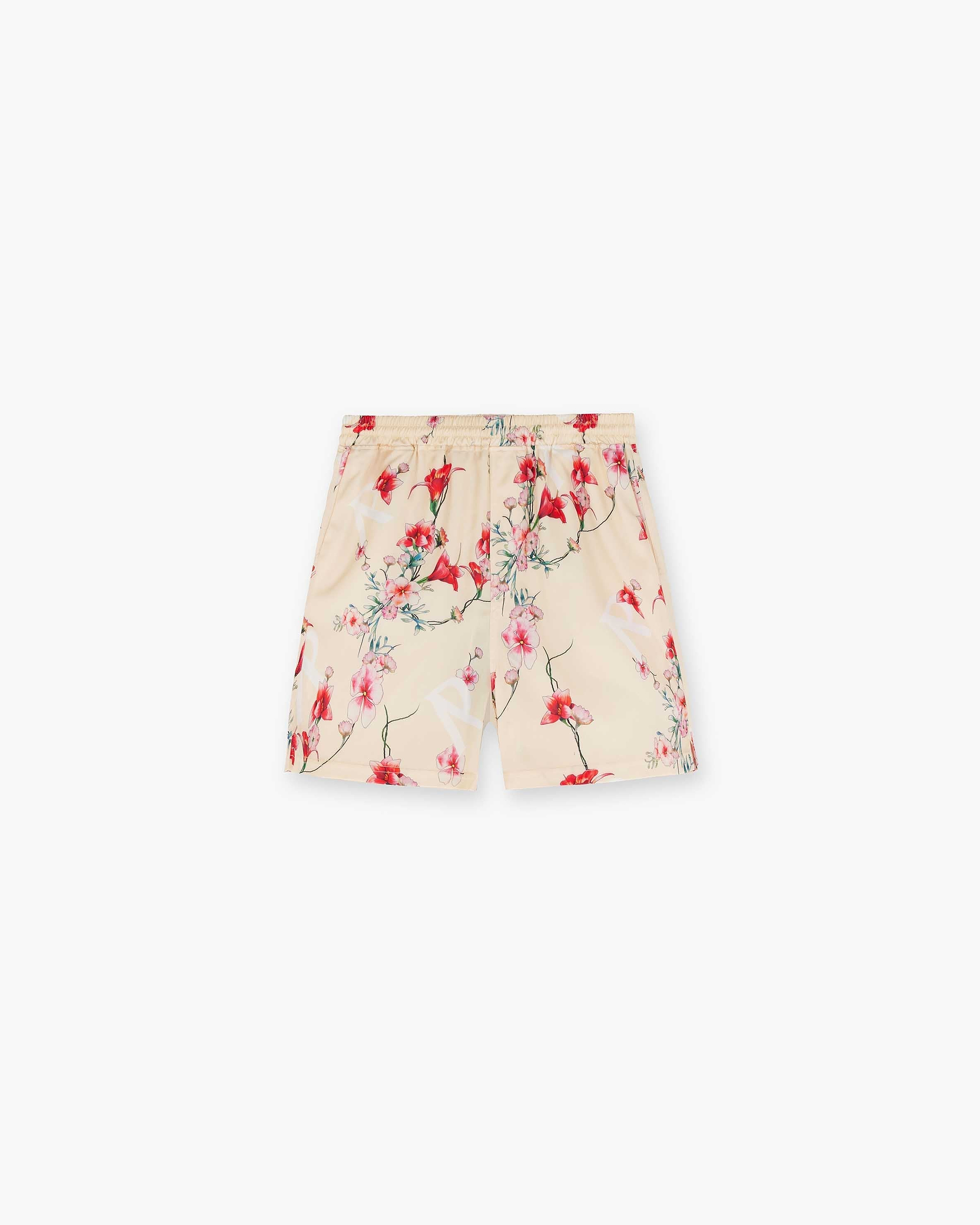 Floral Shorts - Cream