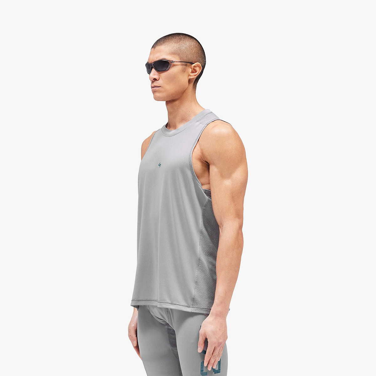 247 Numbers Vest - Graphite Grey | REPRESENT