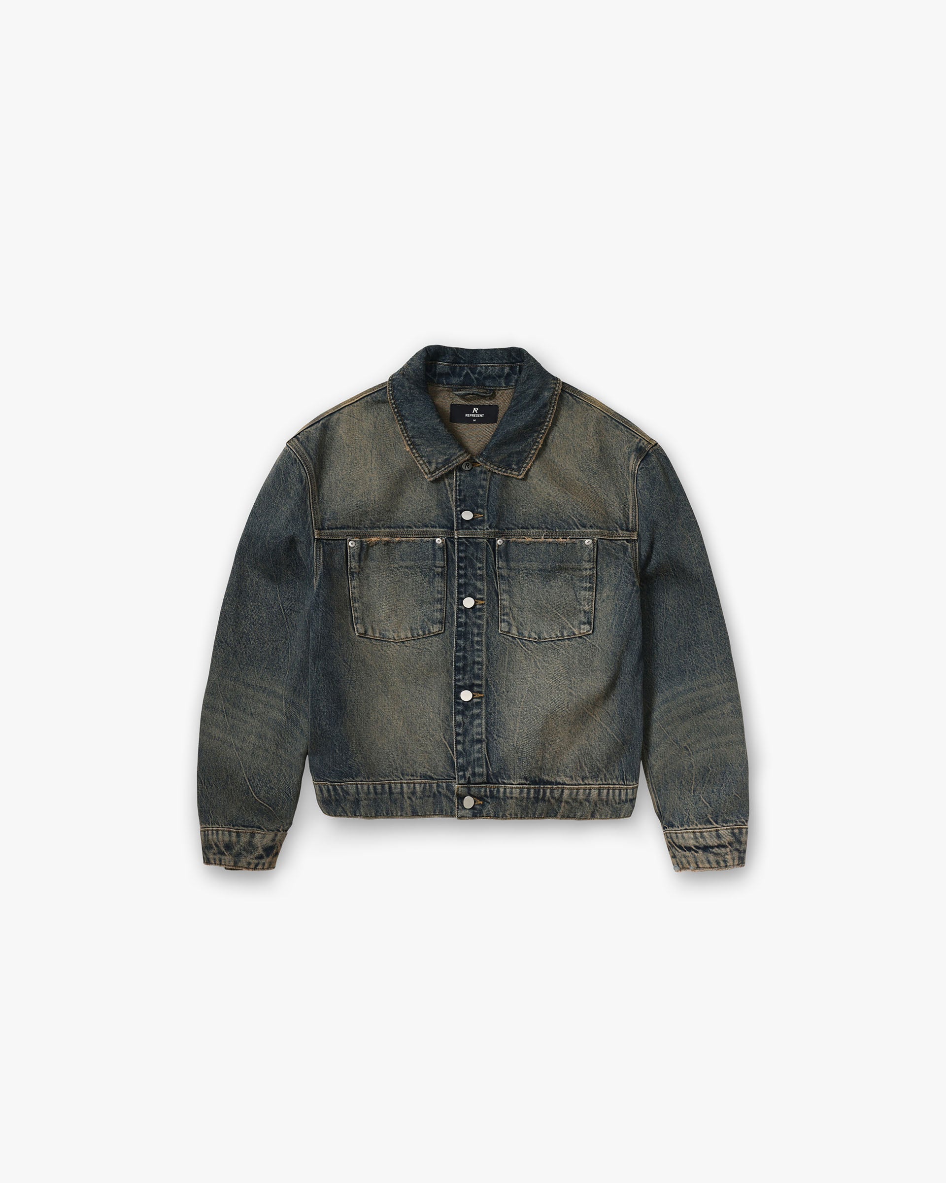 Denim Trucker - Blue Cream