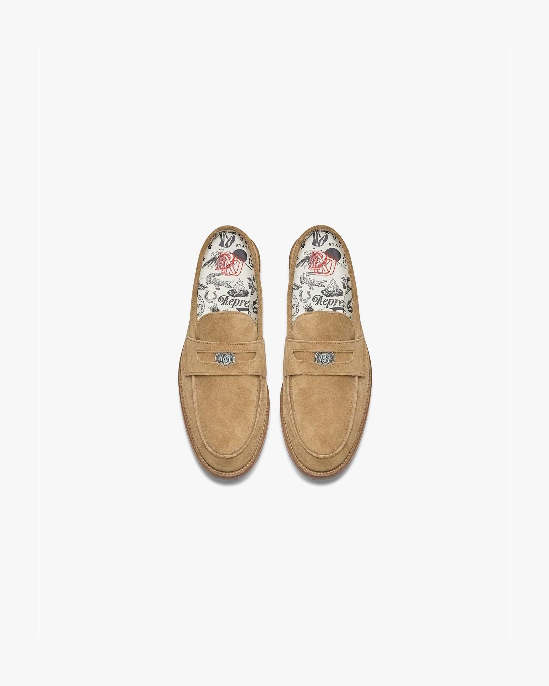 Womens Represent X Duke + Dexter Mule Loafer - Barley