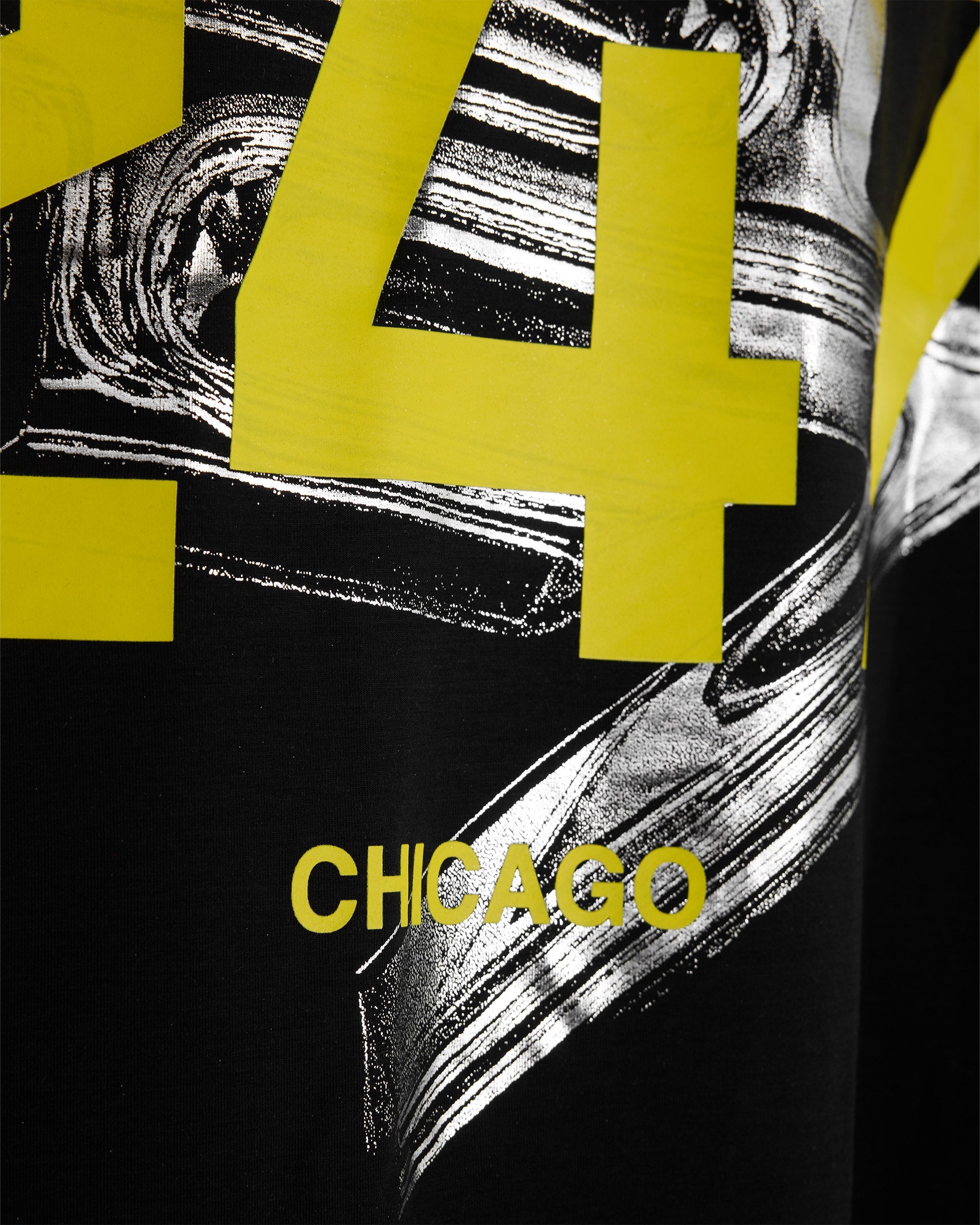 247 Chicago Oversized T-Shirt - Jet Black