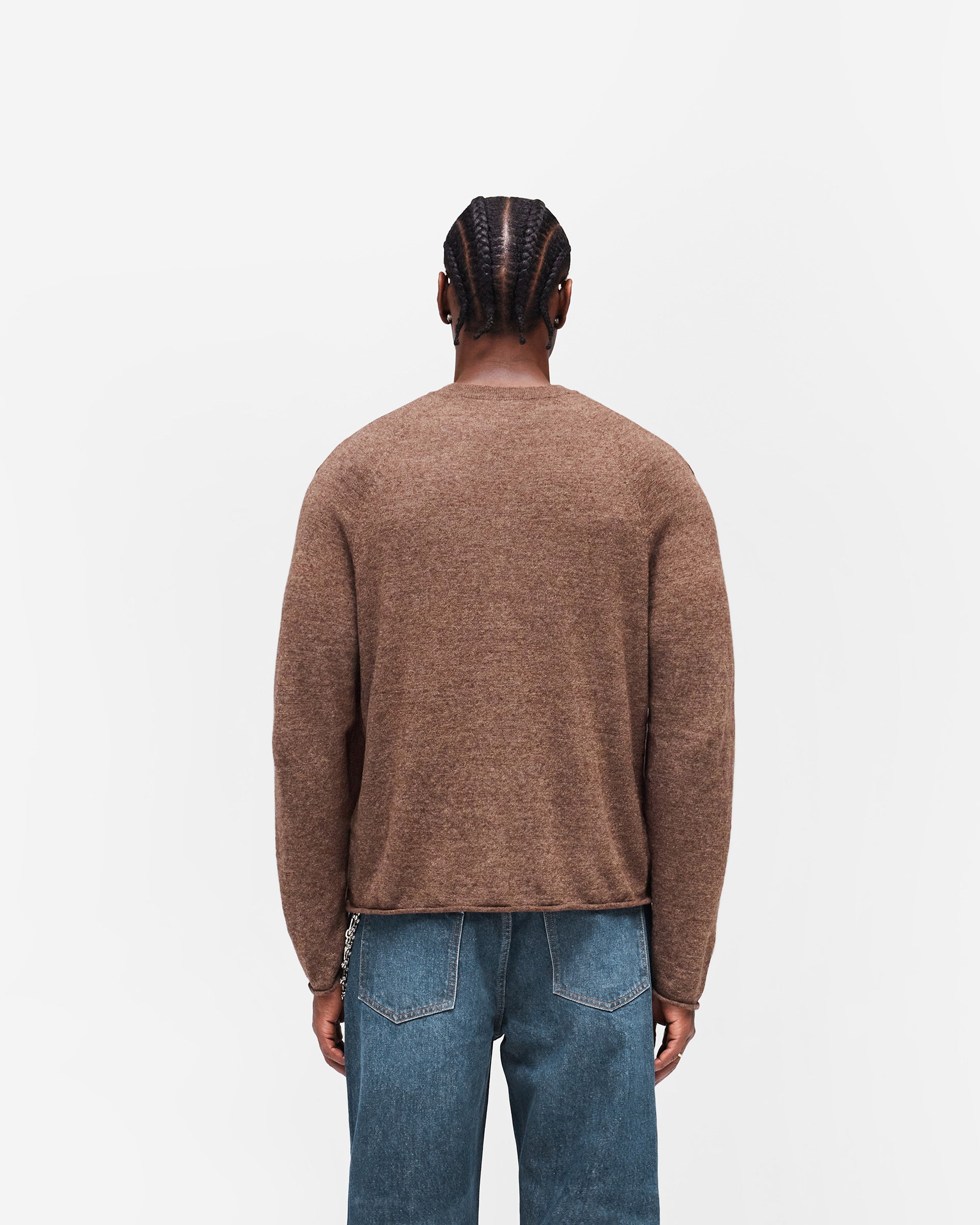 GH Knitted Long Sleeve Top - Espresso