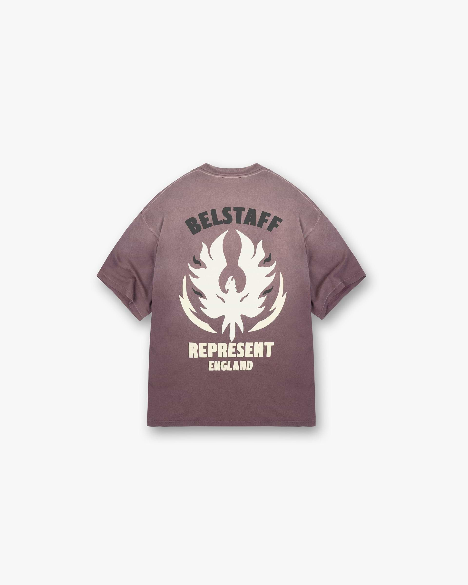 Represent X Belstaff Flame Phoenix T-Shirt - Plum