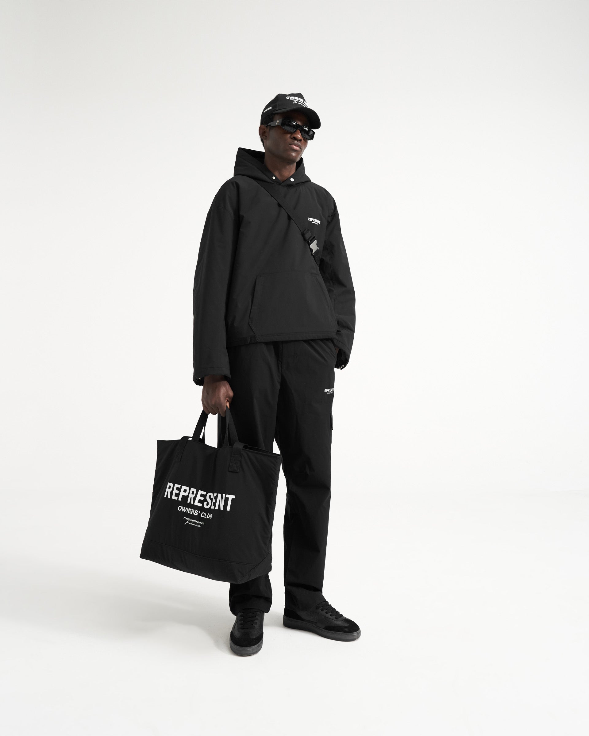 Represent Owners Club Woven Tote Bag - Black