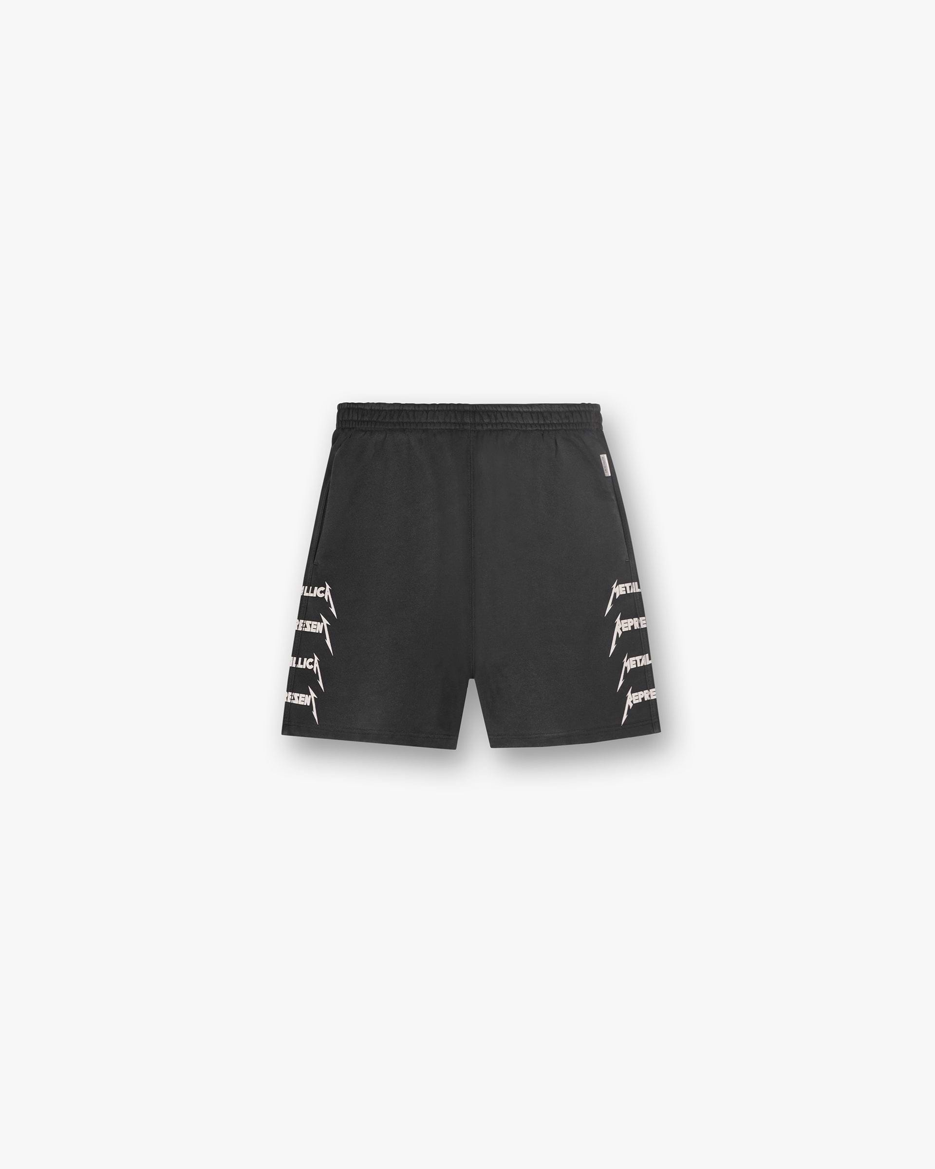 Represent X Metallica™️ Local Crew Short - Stained Black