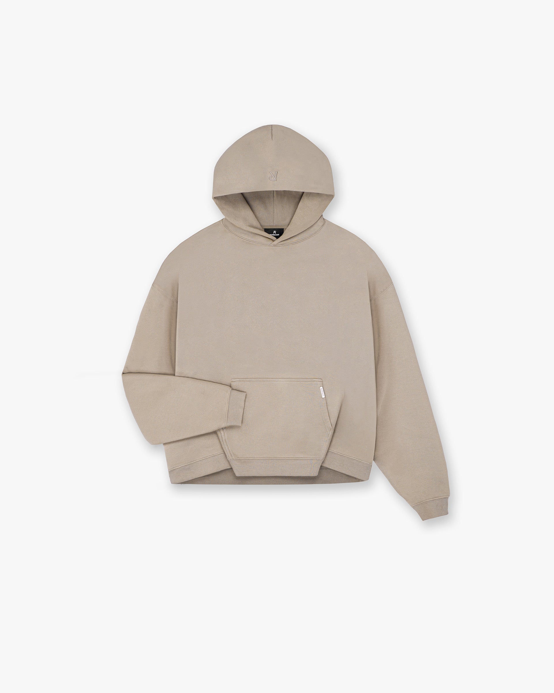 Initial Boxy Hoodie - Dune