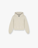Initial Oversized Crop Hoodie
