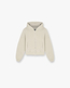 Initial Oversized Crop Hoodie