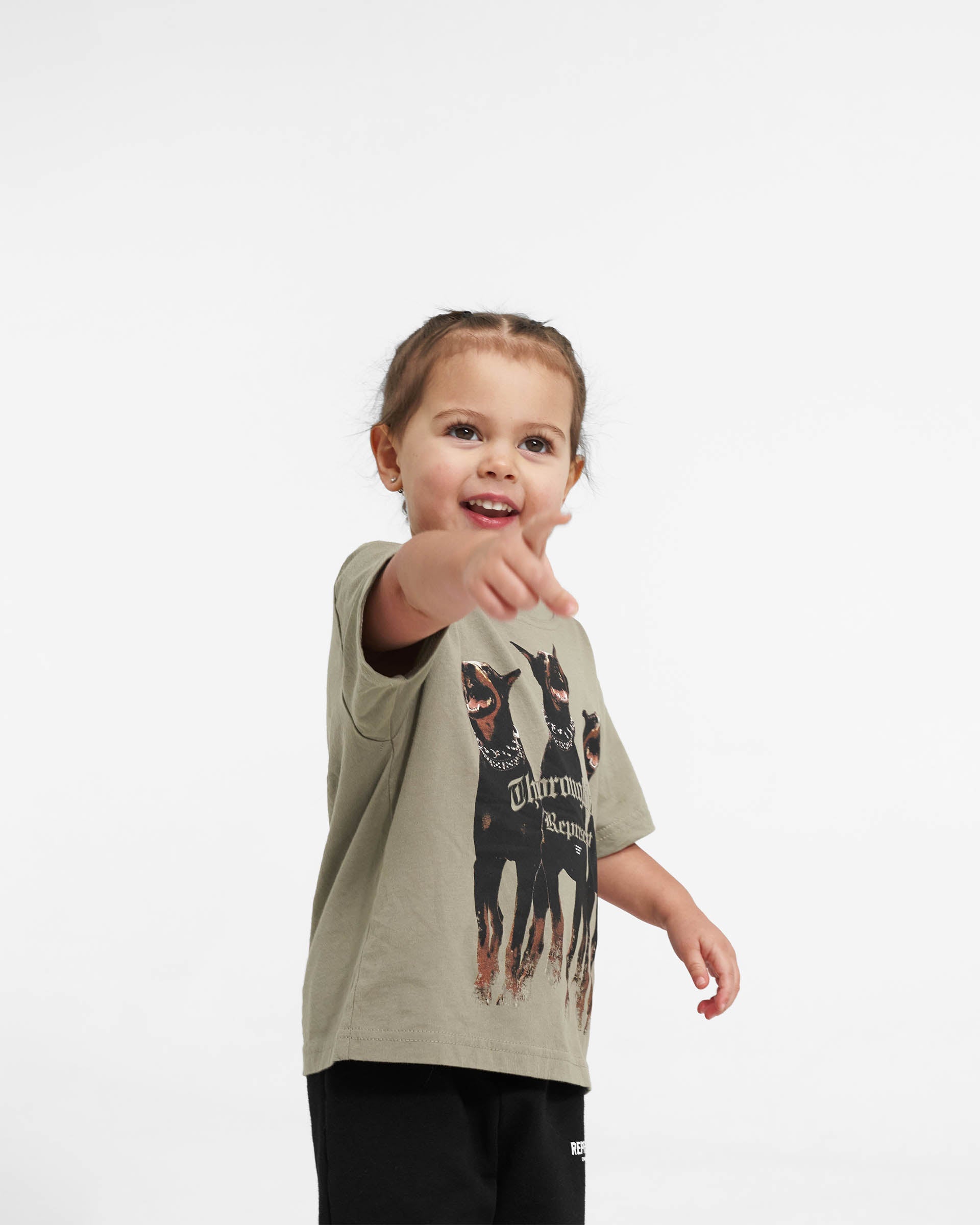 Mini Thoroughbred T-Shirt - Khaki