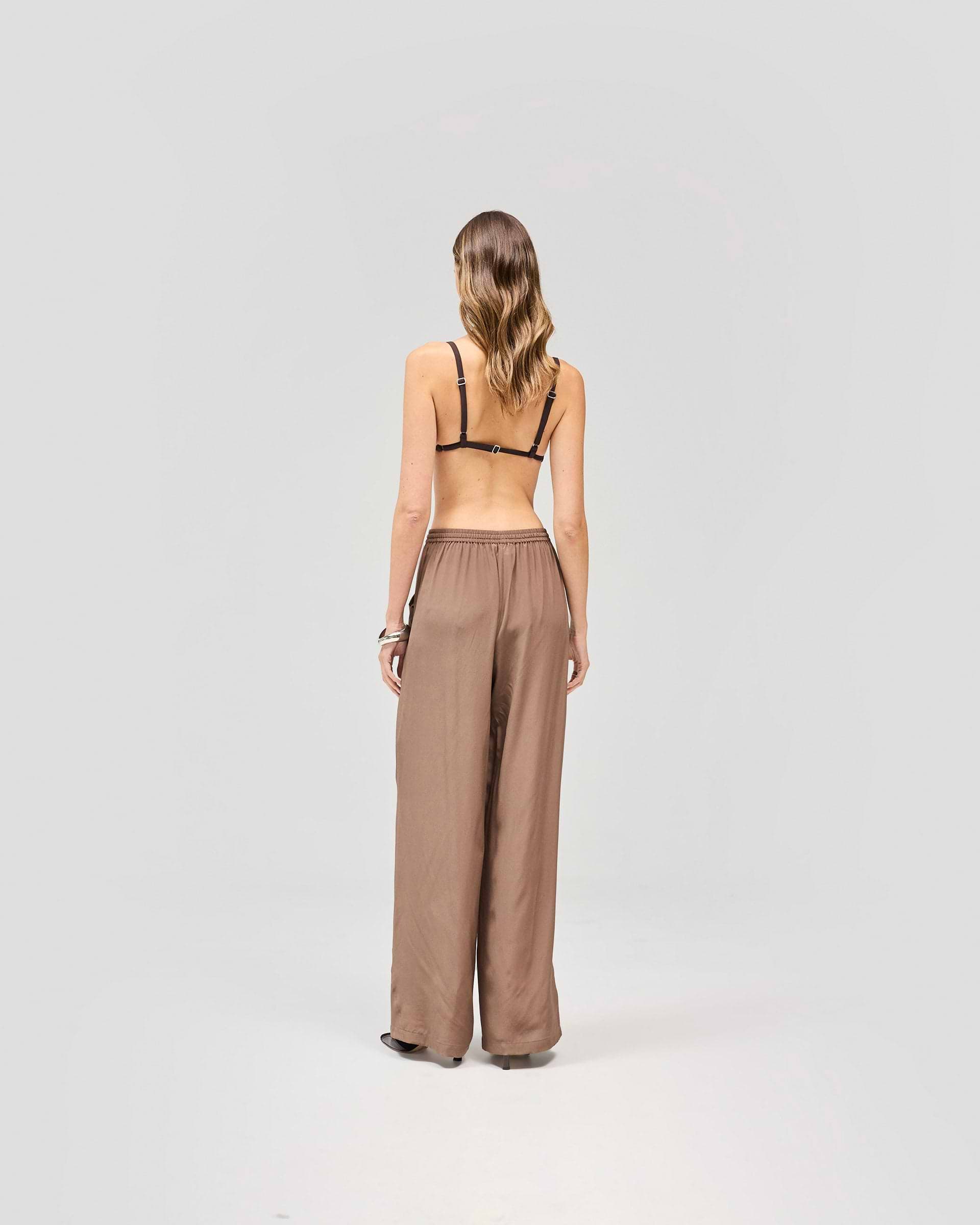 Mirage Silk Jogger - Coffee Quartz