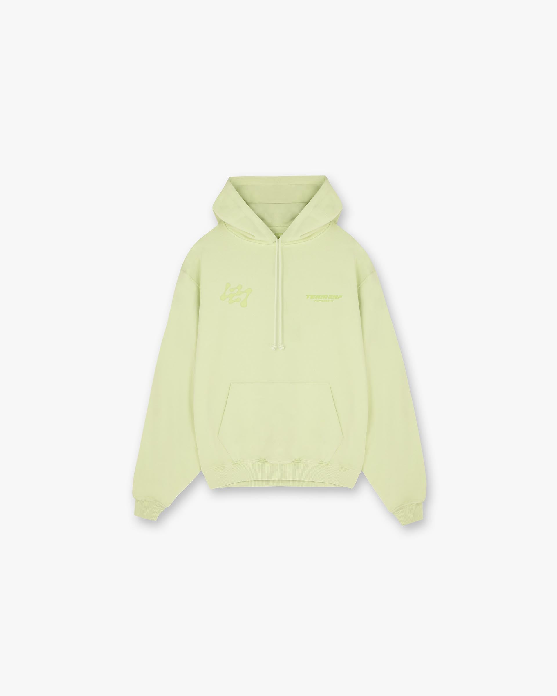 247 Future Terrains Oversized Hoodie - Shadow Lime