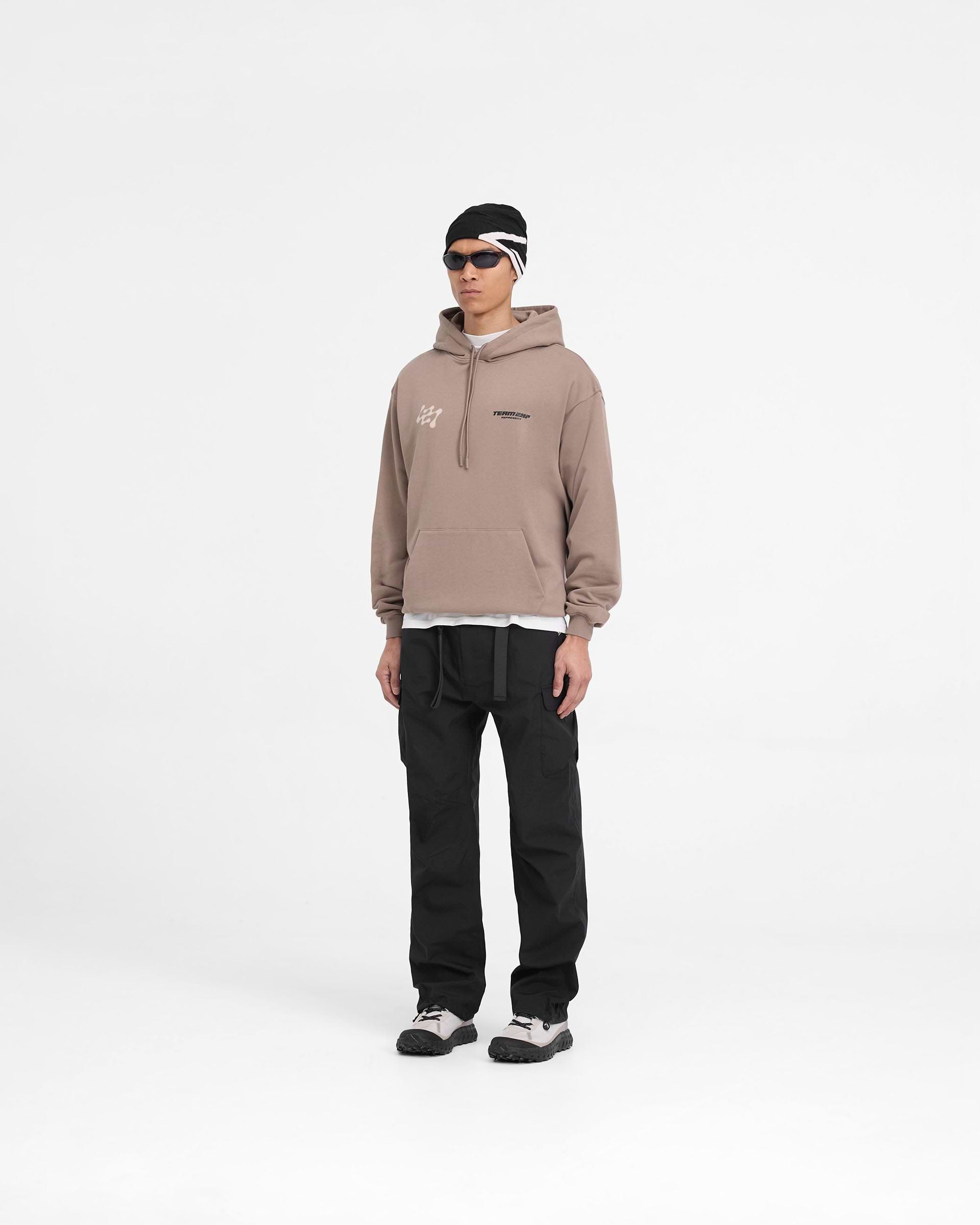 247 Future Terrains Oversized Hoodie - Umber