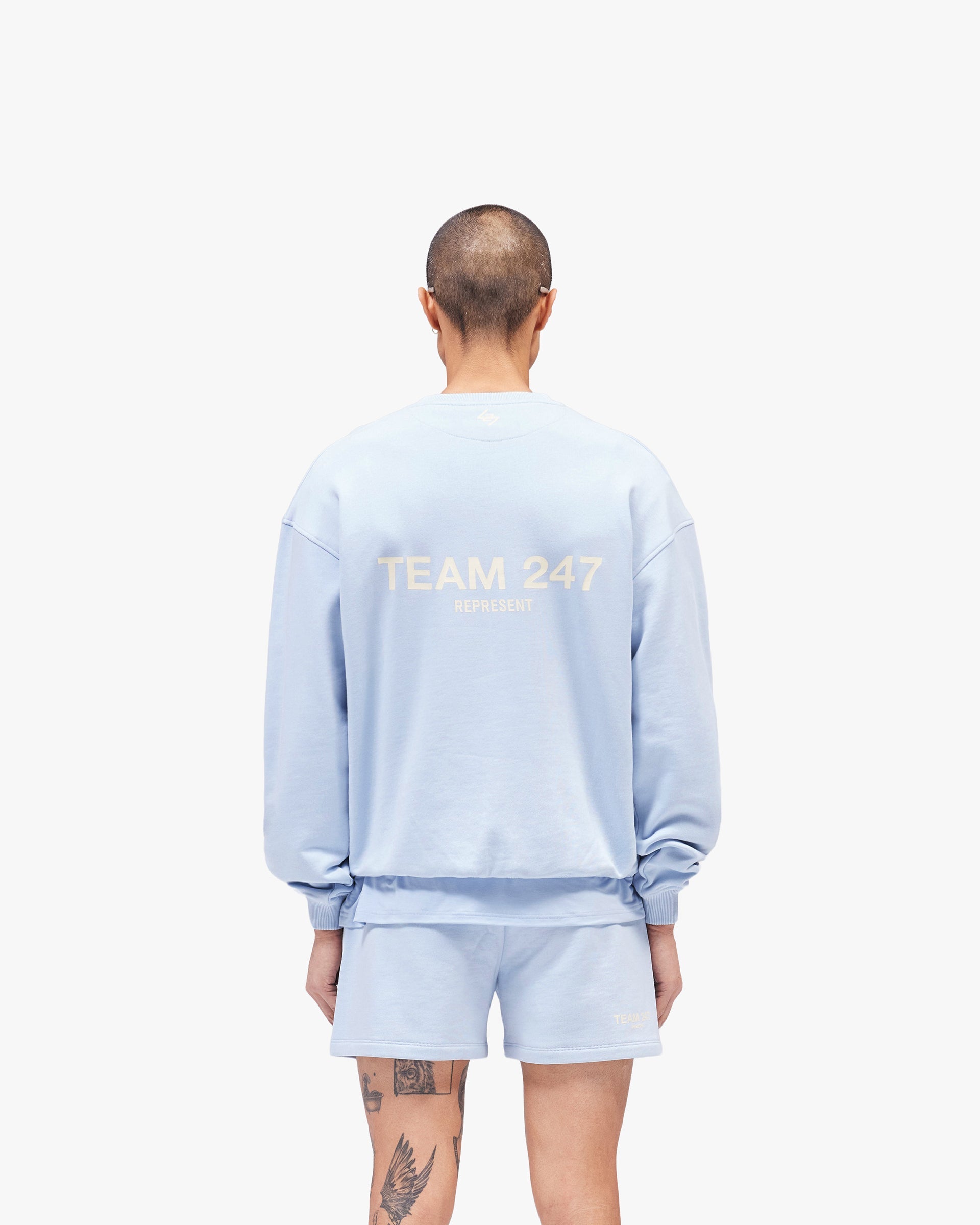 Team 247 Oversized Crew - Glacier