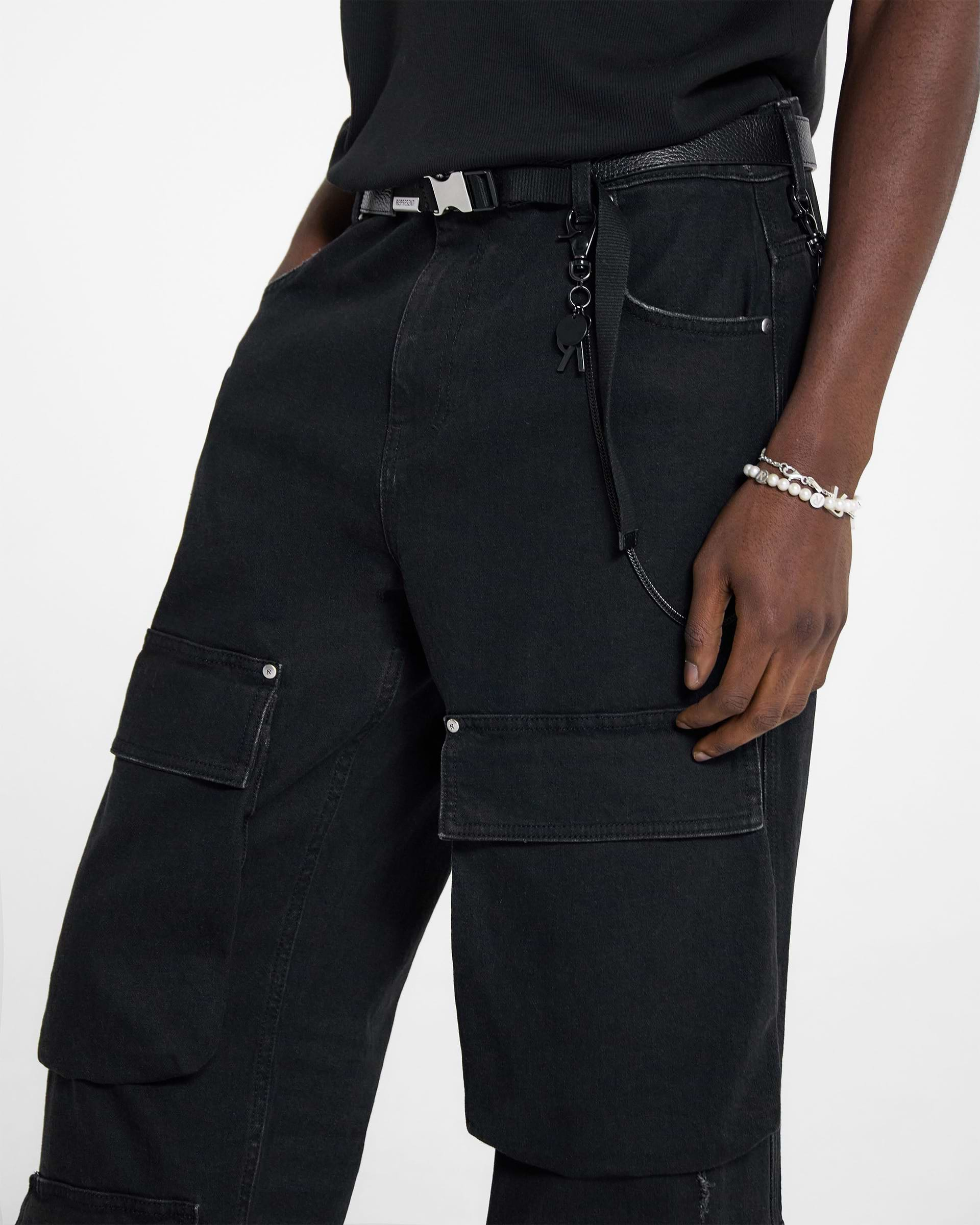 R3 Cargo Denim - Black