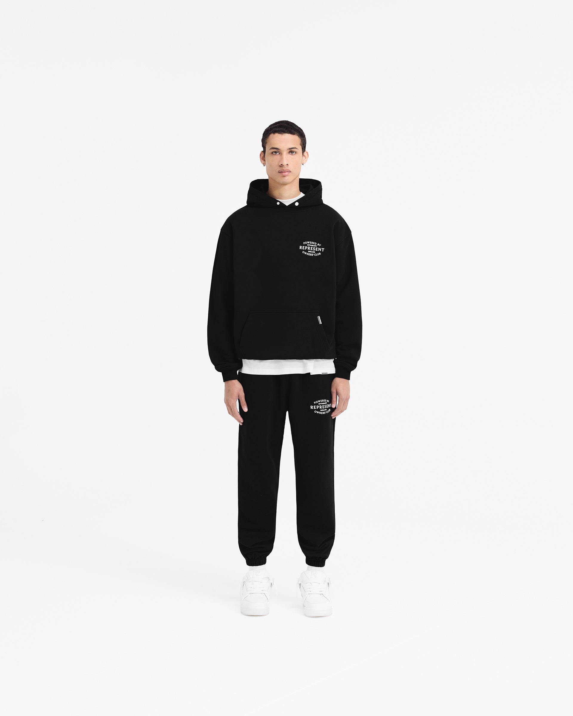 Represent Owners Club Stamp Hoodie - Jet Black