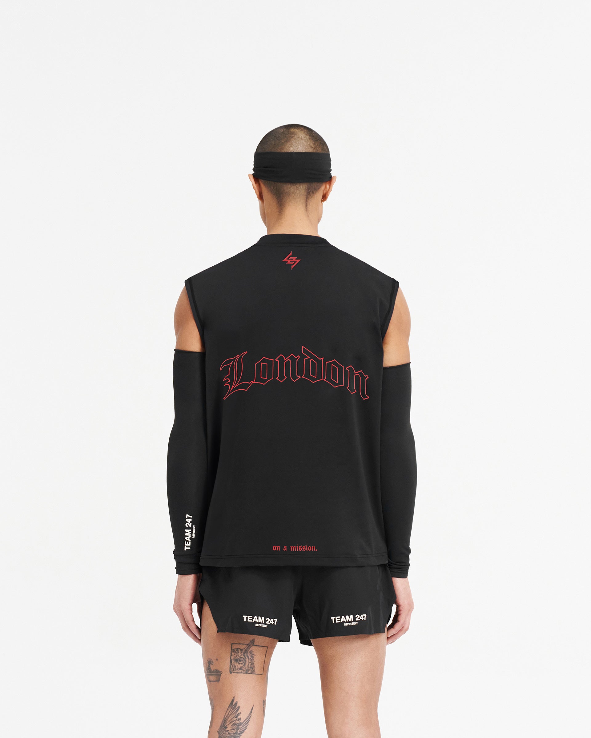 247 London Oversized Tank - Black