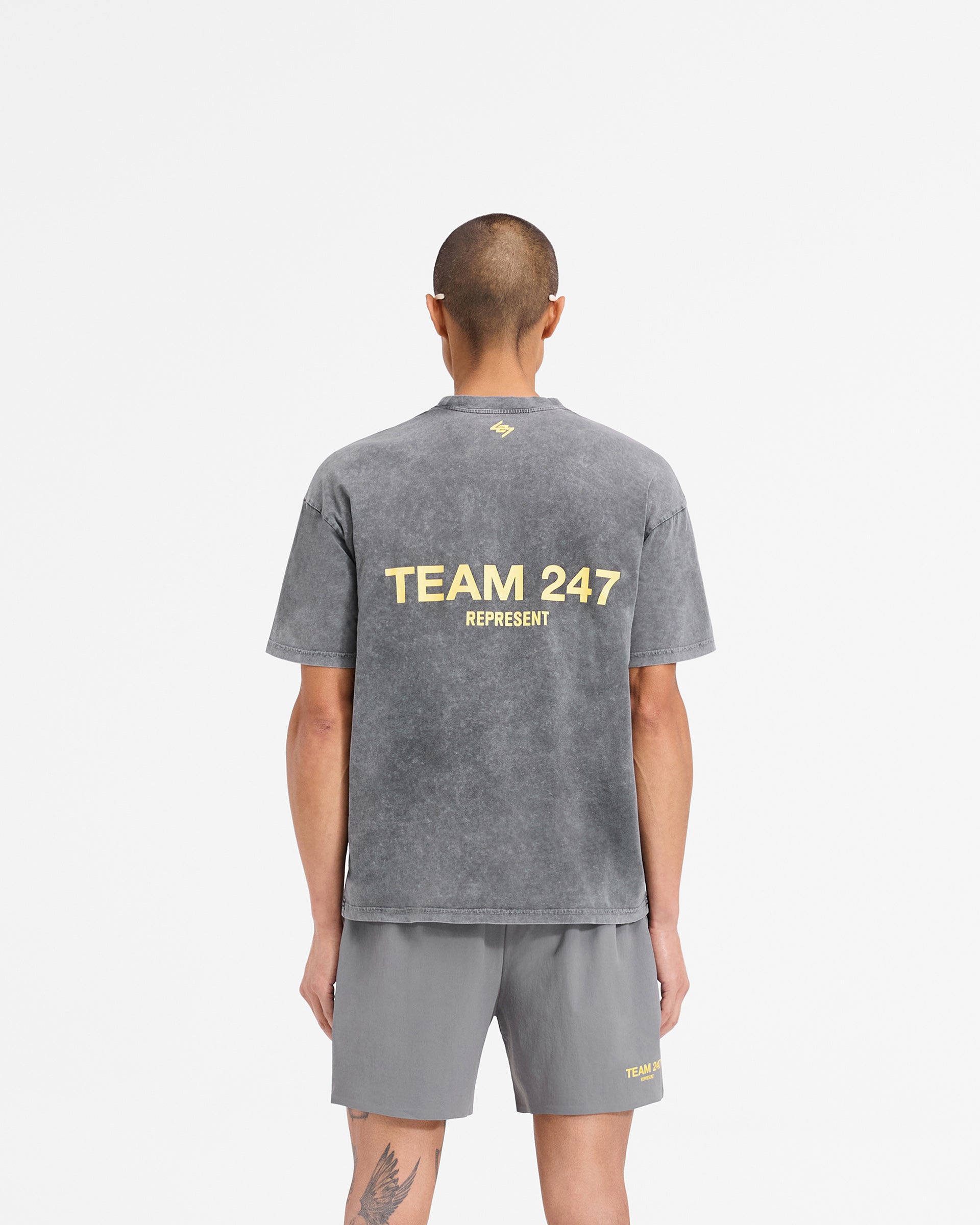 Team 247 Oversized T-Shirt - Pewter Lemon