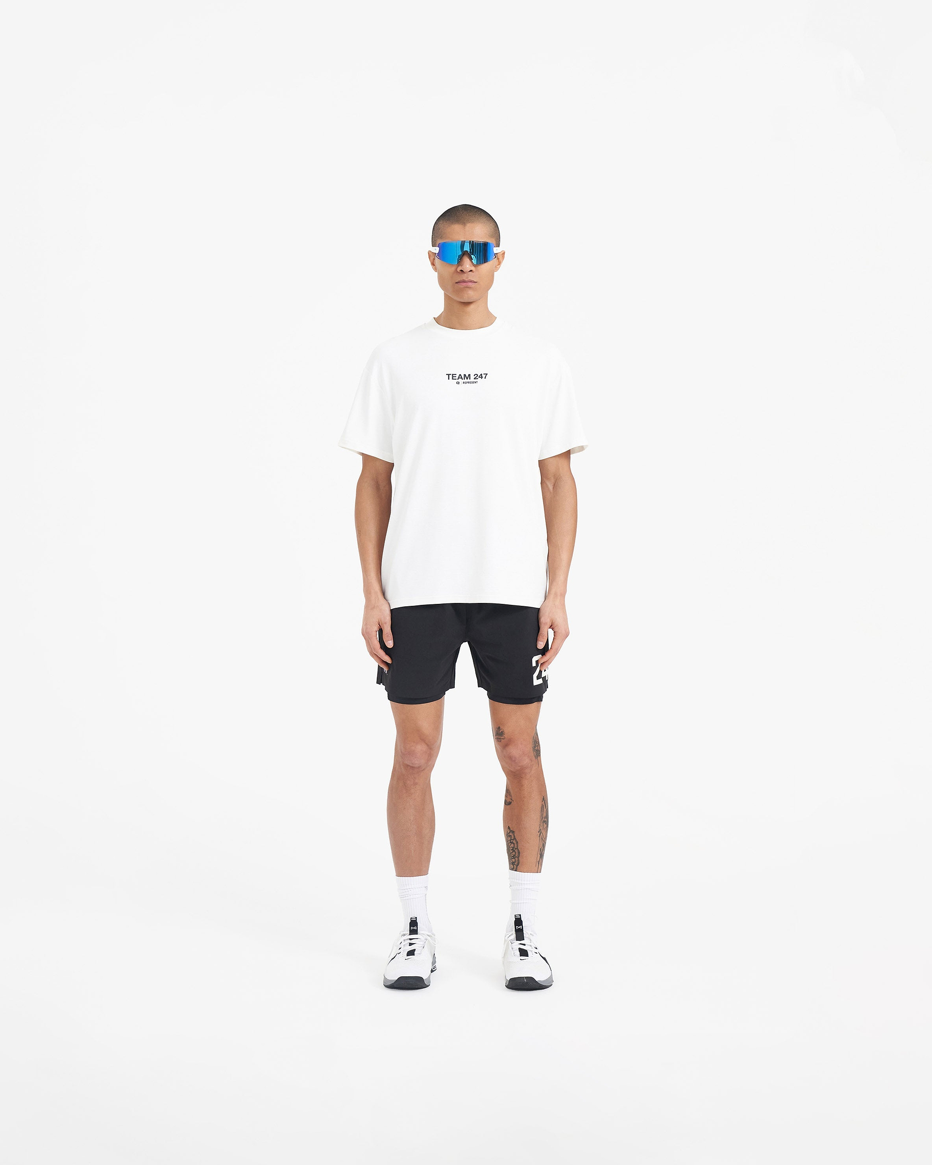 Team 247 Oversized T-Shirt x Marchon - Flat White