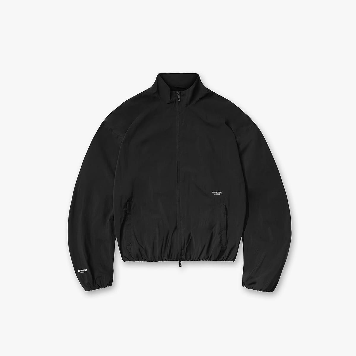 Black Micro Track Jacket | Represent Owners Club | REPRESENT