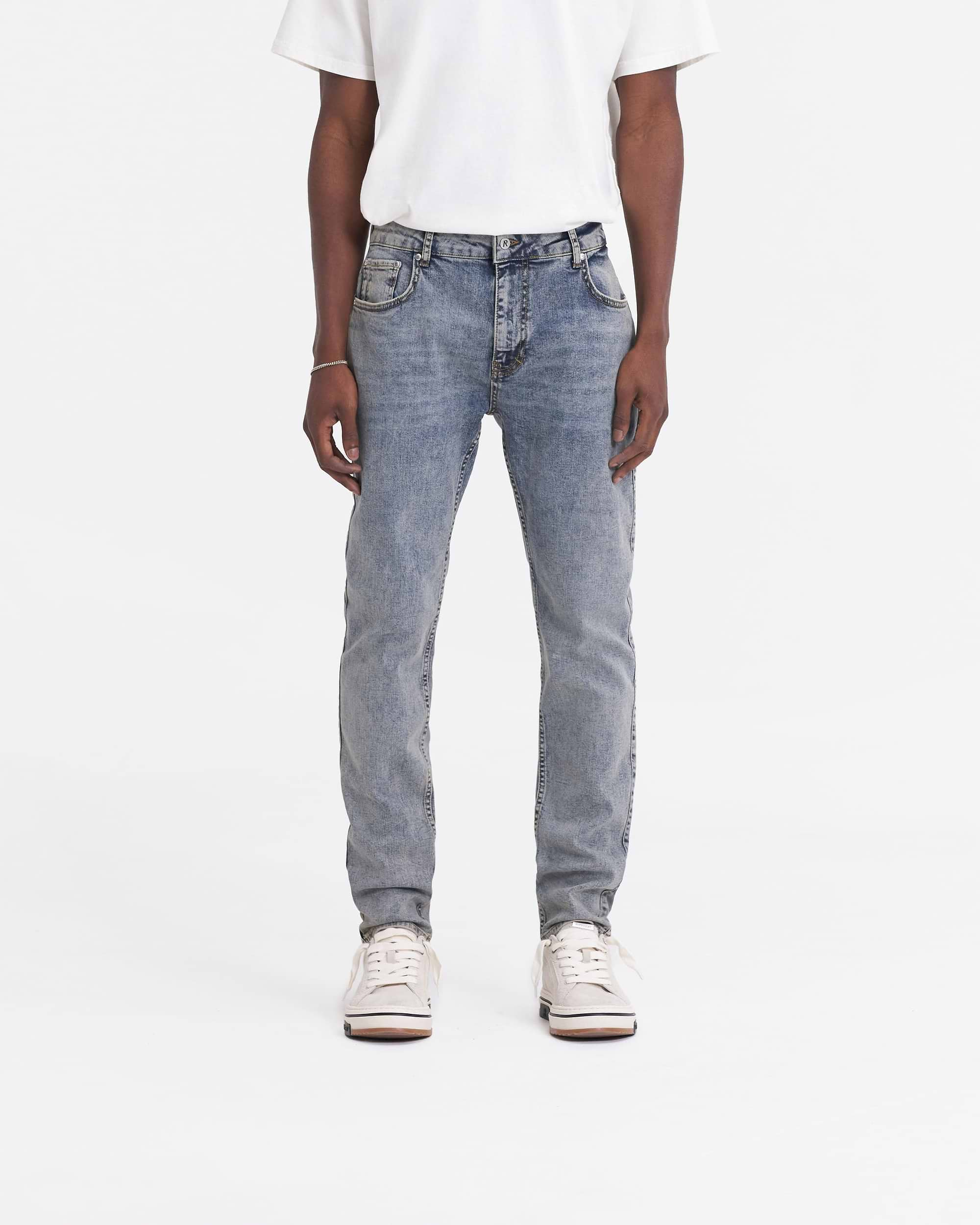 R1 Essential Denim | Mid Blue Denim FW23 | Represent Clo