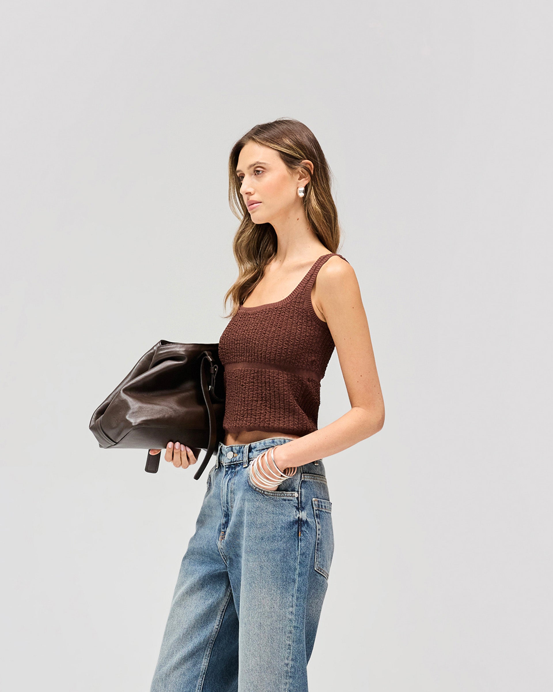 Micro Cami - Coffee Quartz