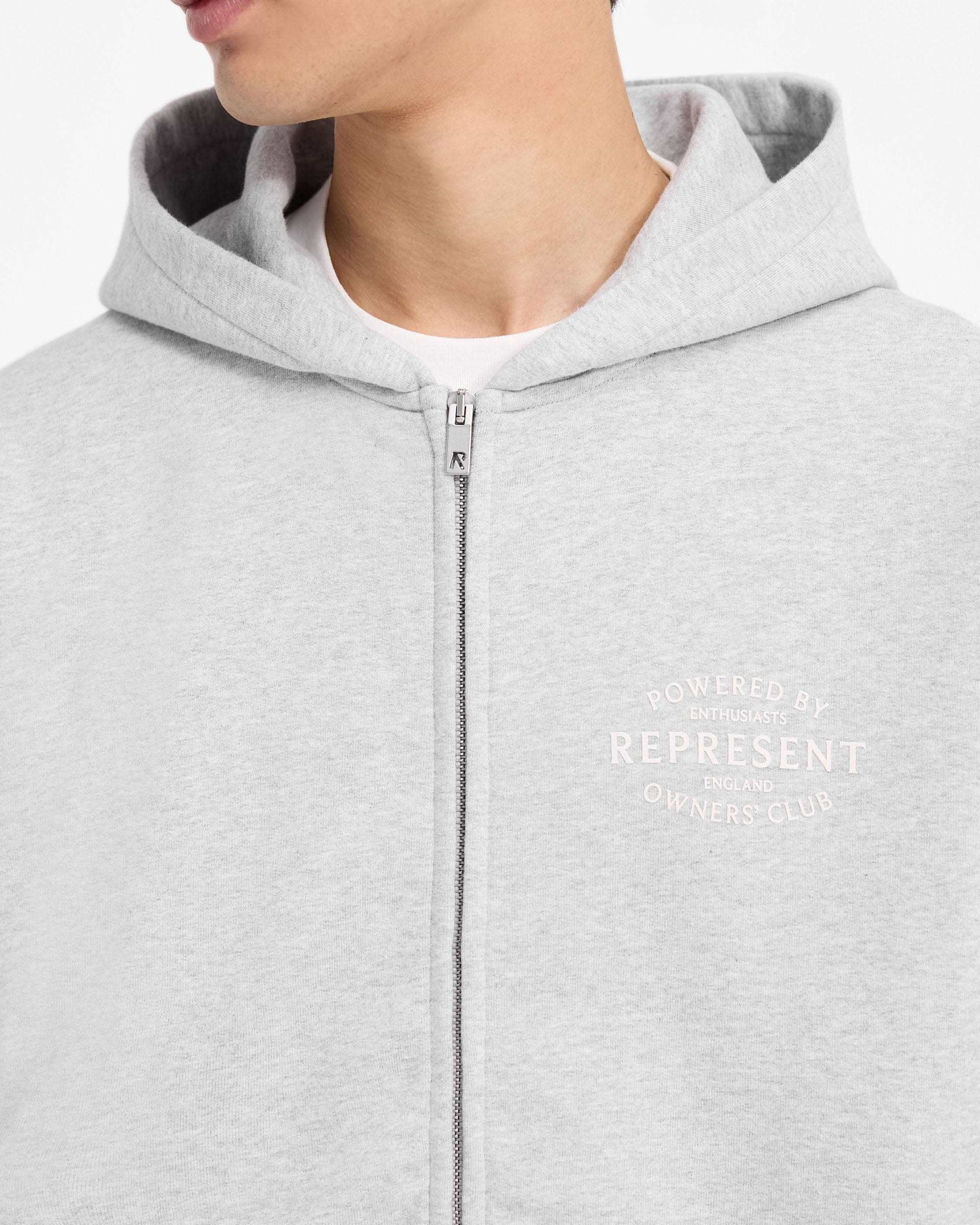 Represent Owners Clubジップフーディー Black Zip Hoodie | Owners' Club | REPRESENT