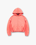 Initial Boxy Zip Through Hoodie
