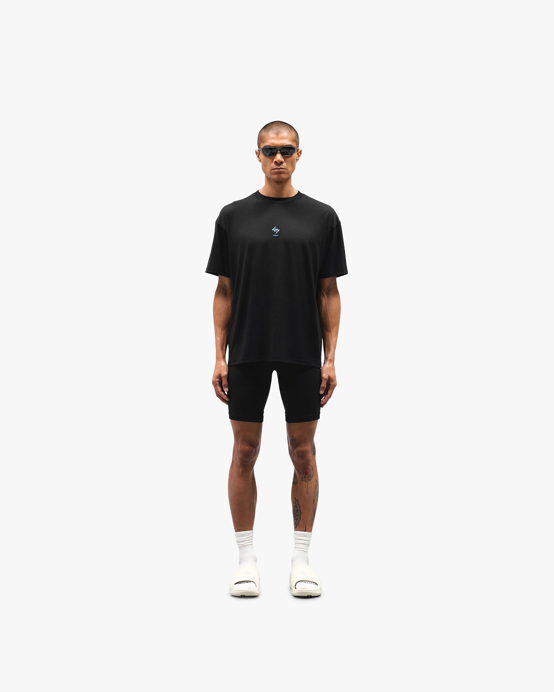 247 Oversized T-Shirt - Purple Fade