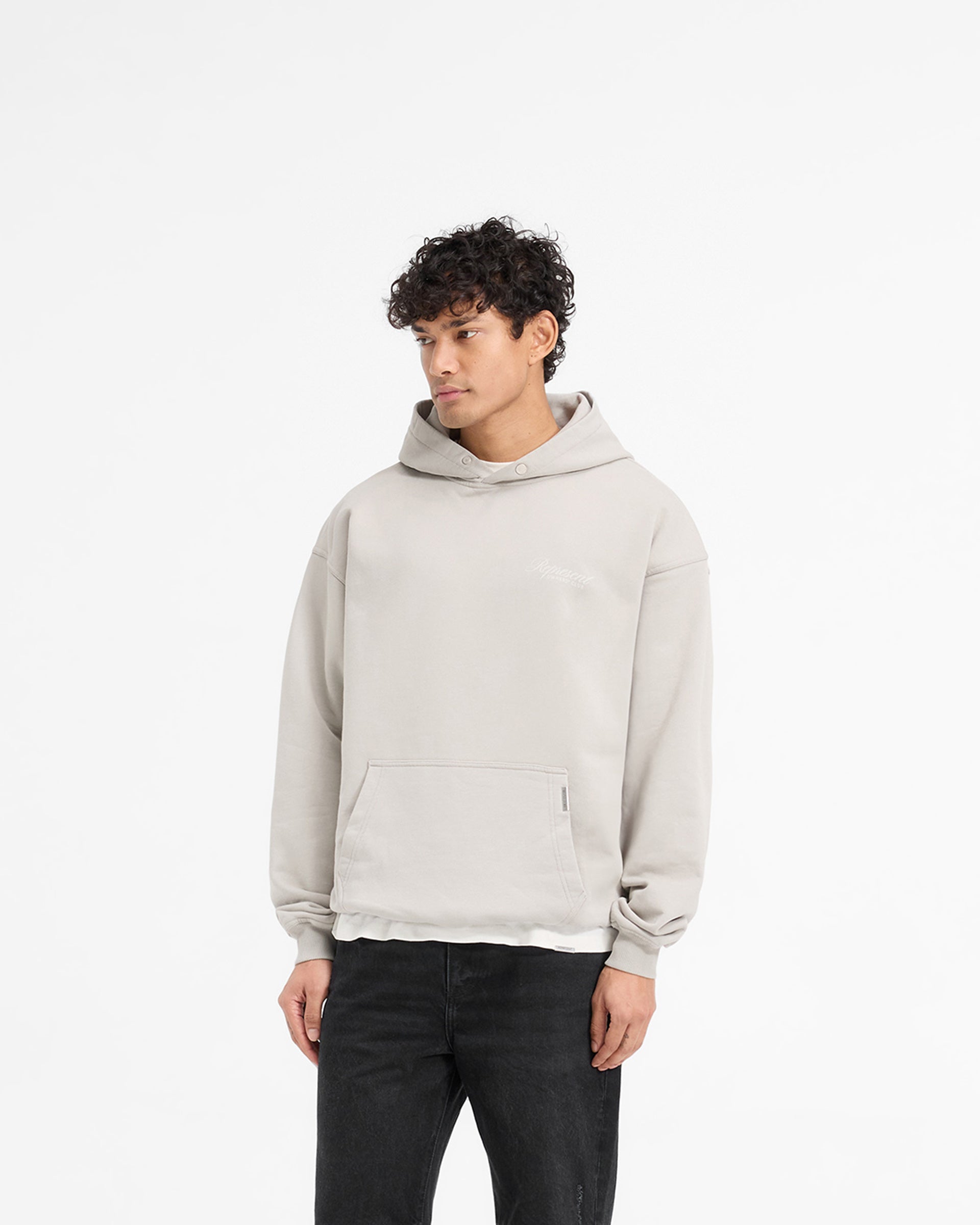 Represent X Ounass Owners Club Script Hoodie - Rock