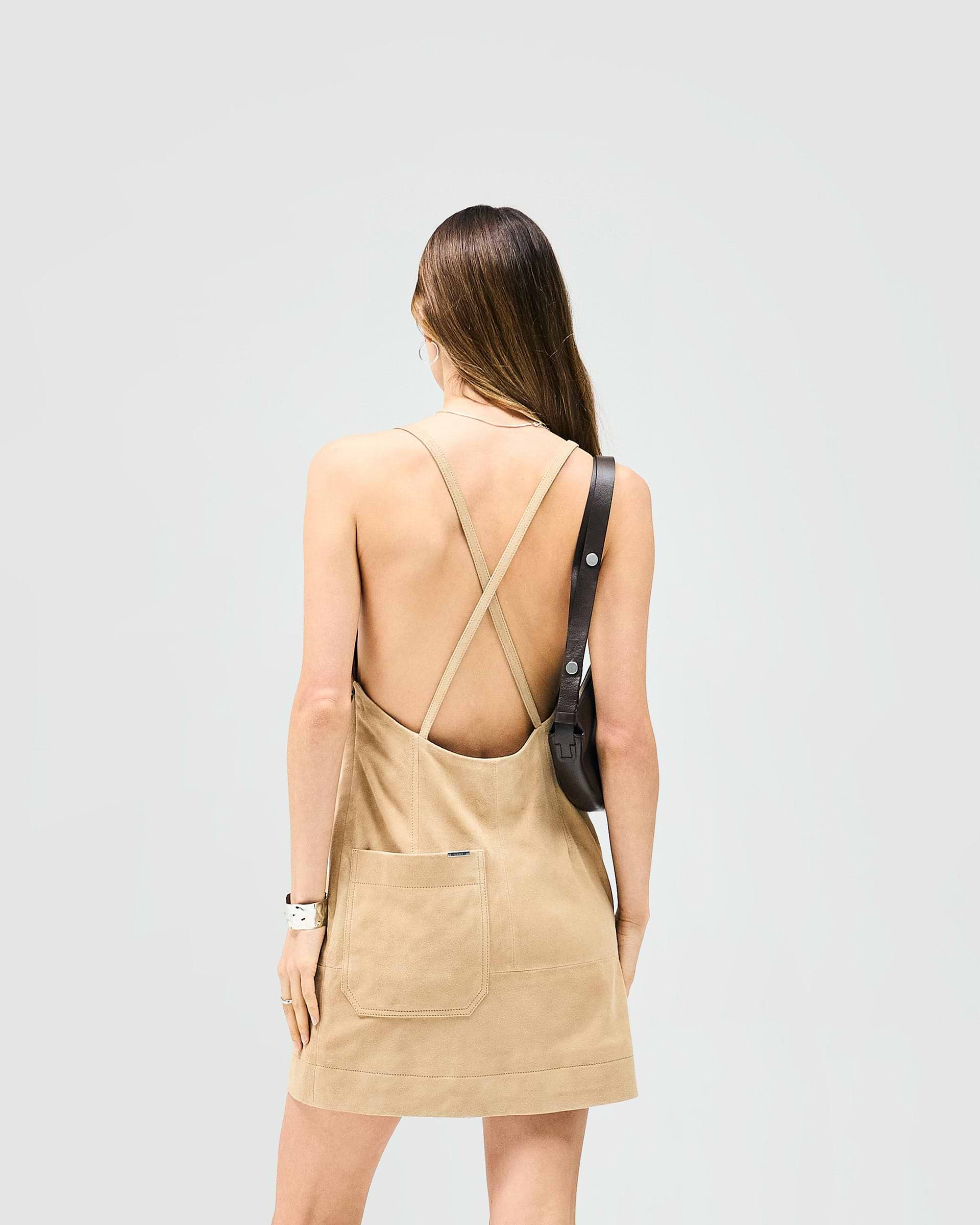 Fuel Mini Dress - Warm Taupe