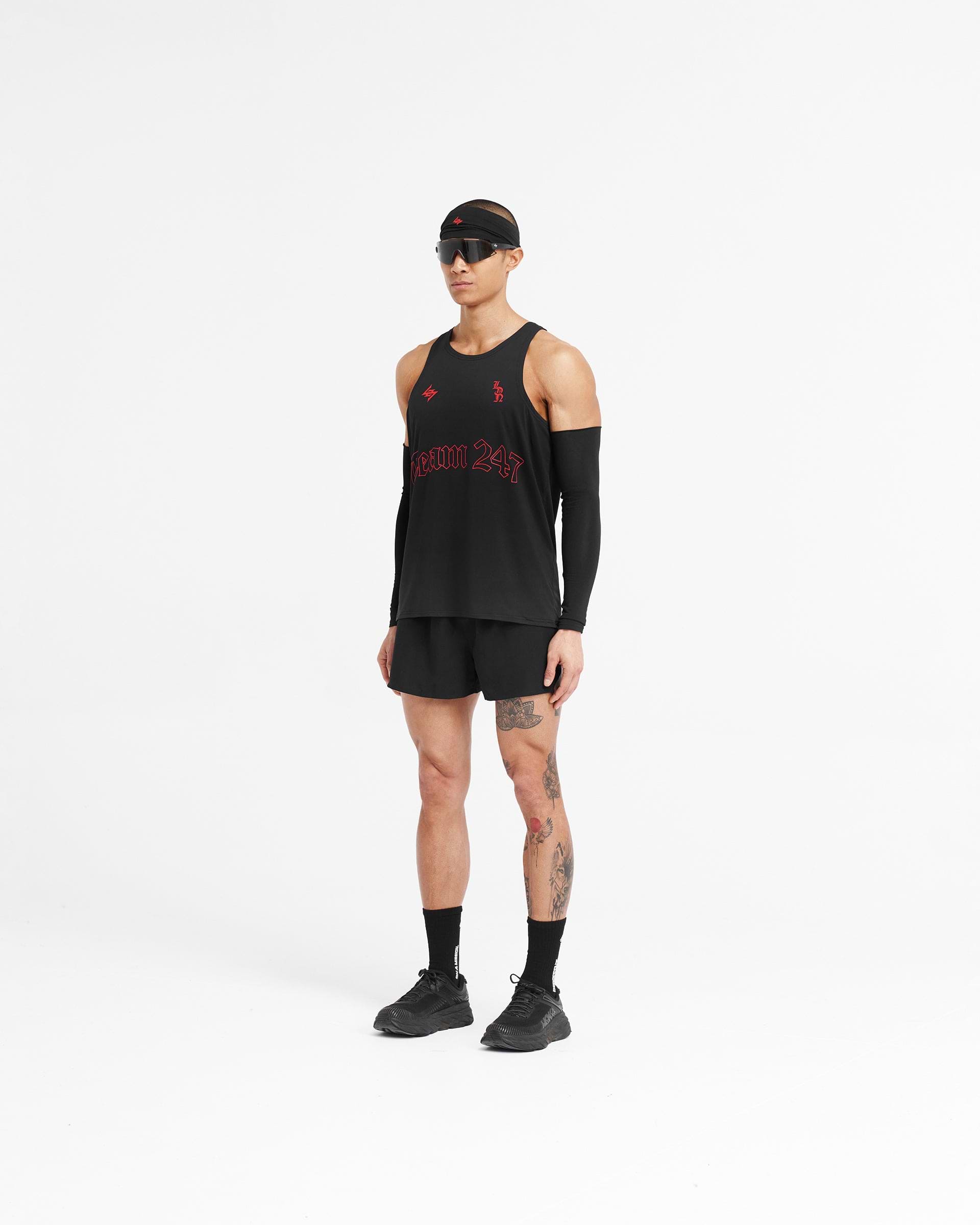 247 London Singlet - Black