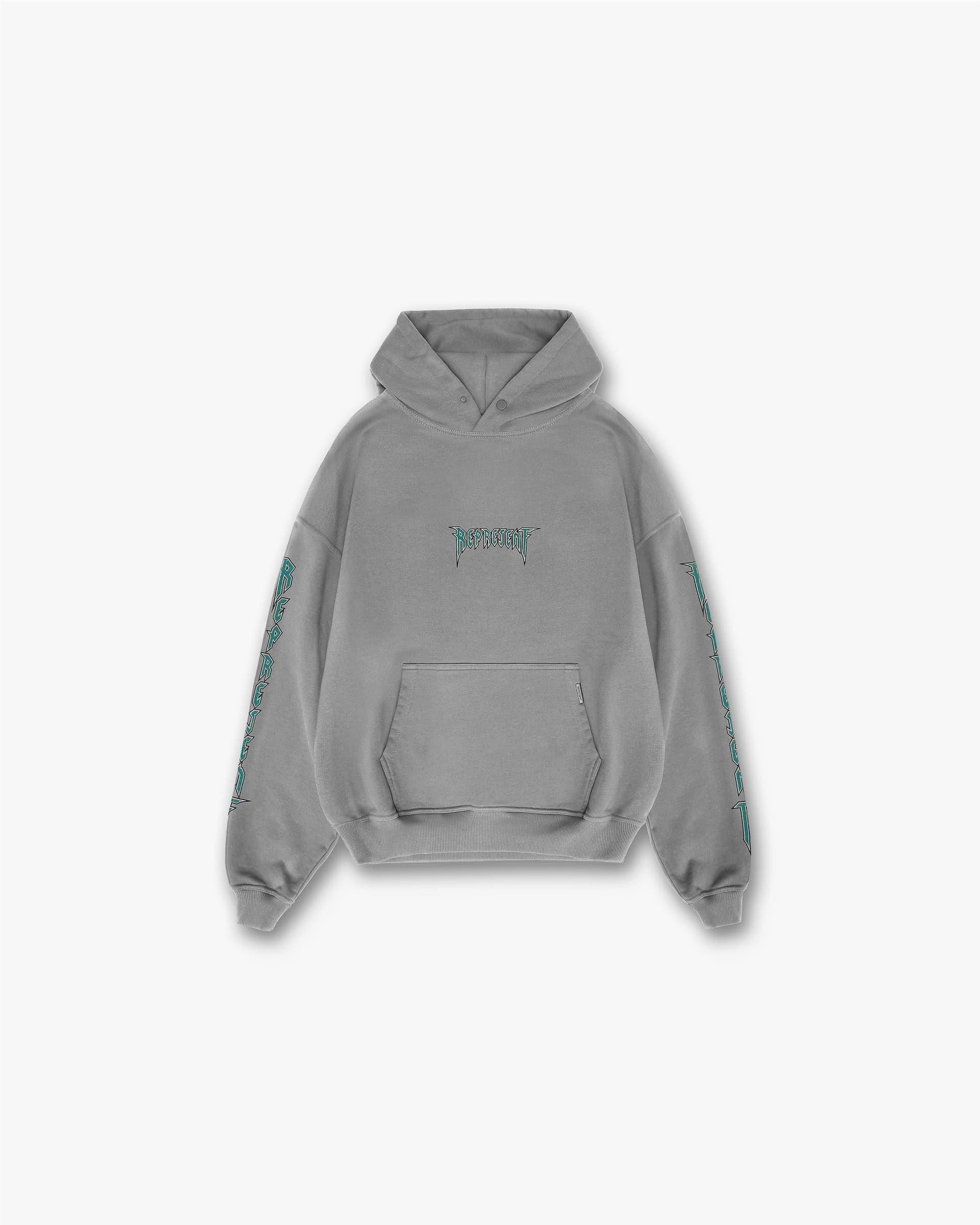 Rock Logo Hoodie - Ultimate Grey