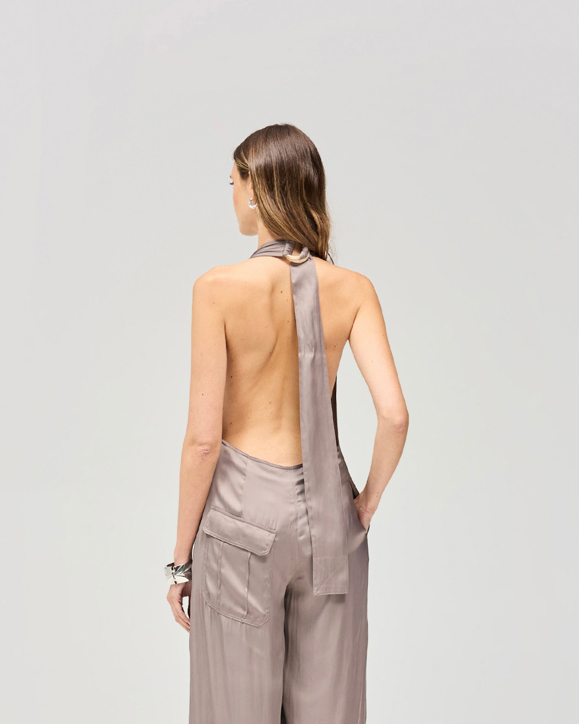 Voltage Jumpsuit - Chocolate