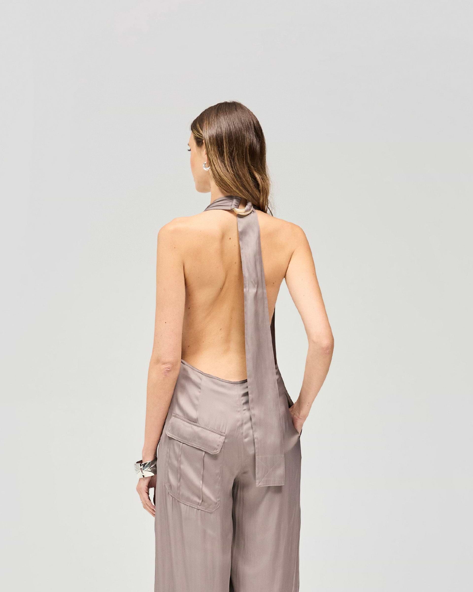 Voltage Jumpsuit - Chocolate