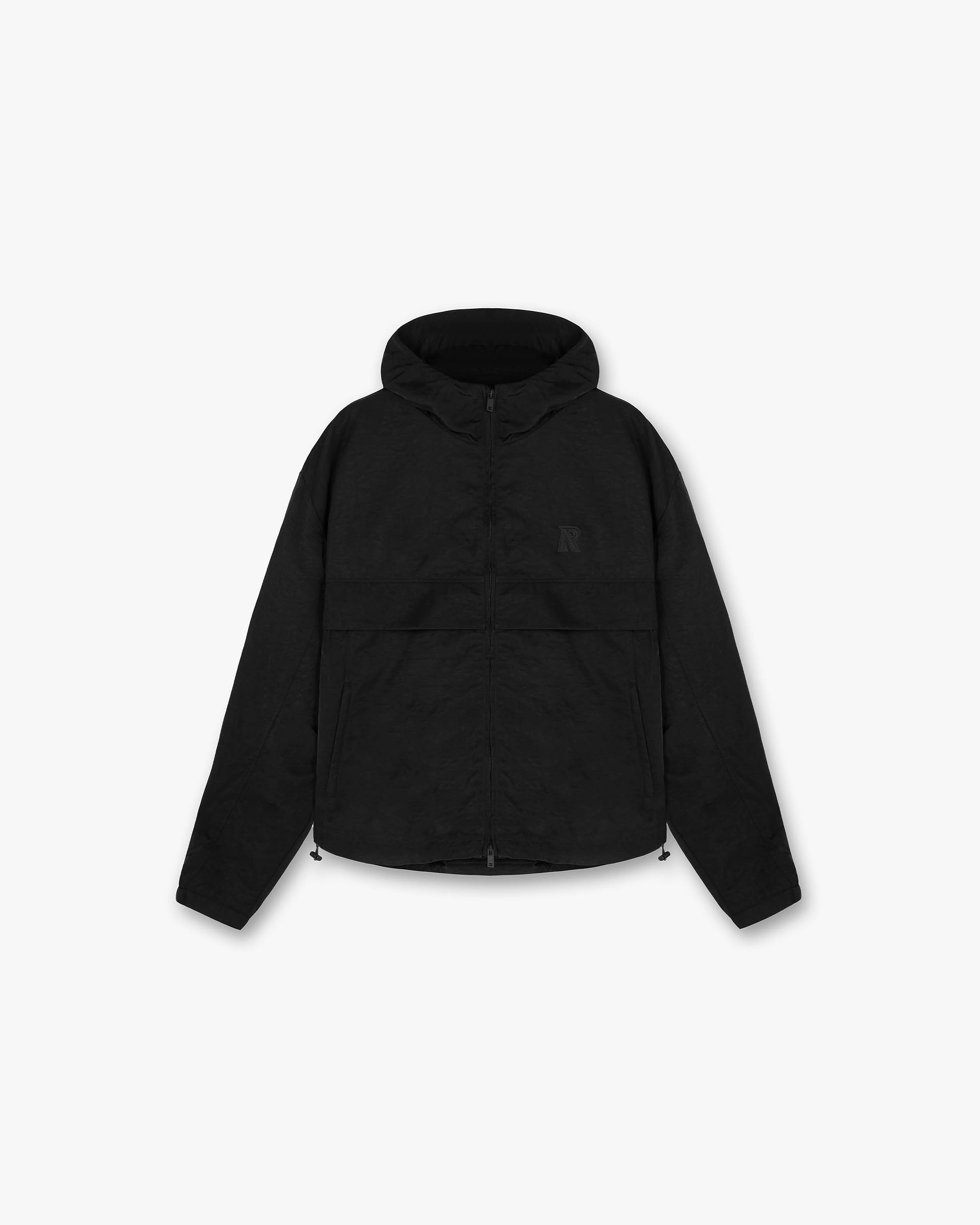 Hooded Track Jacket - Jet Black