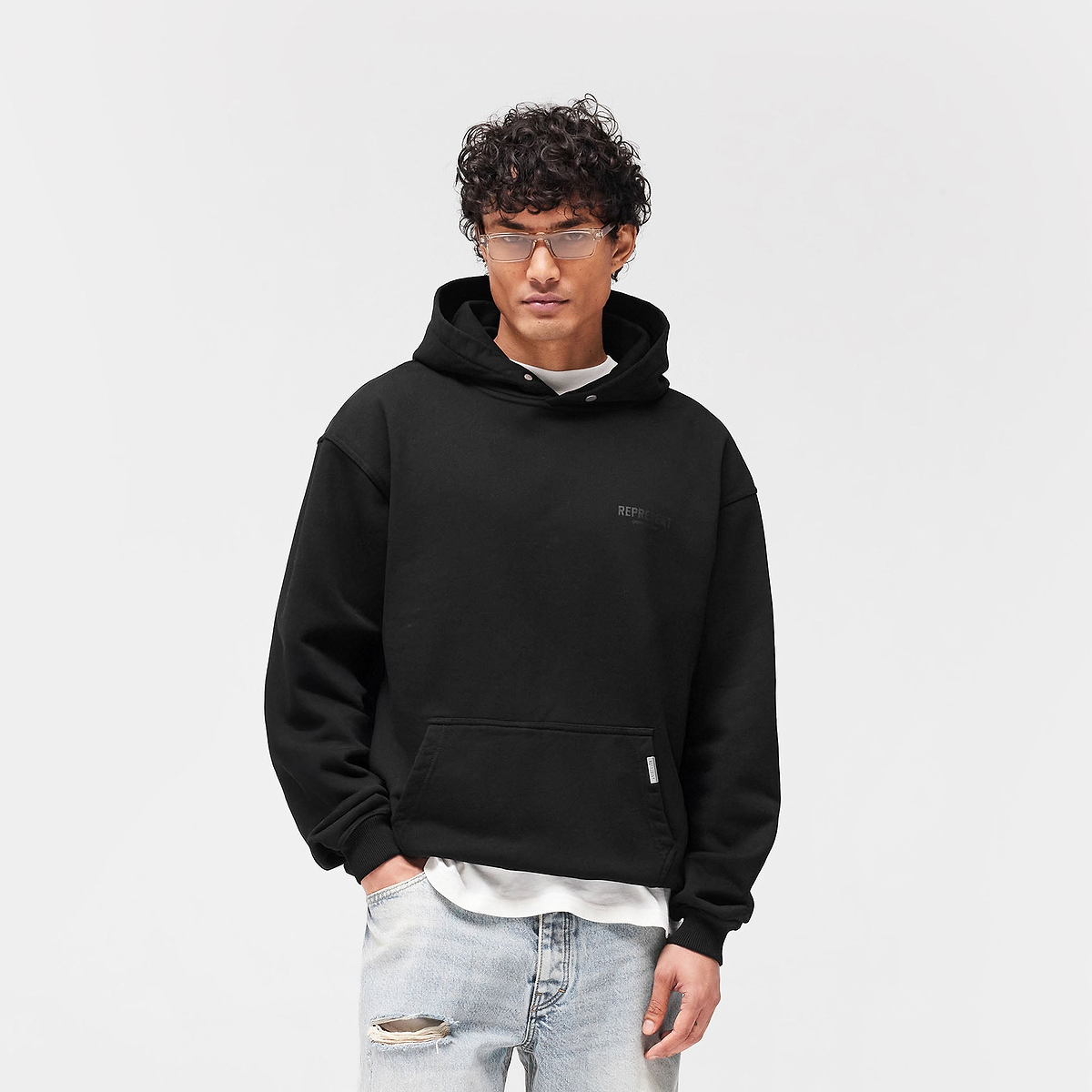 Matte Black Hoodie | Owners' Club | REPRESENT