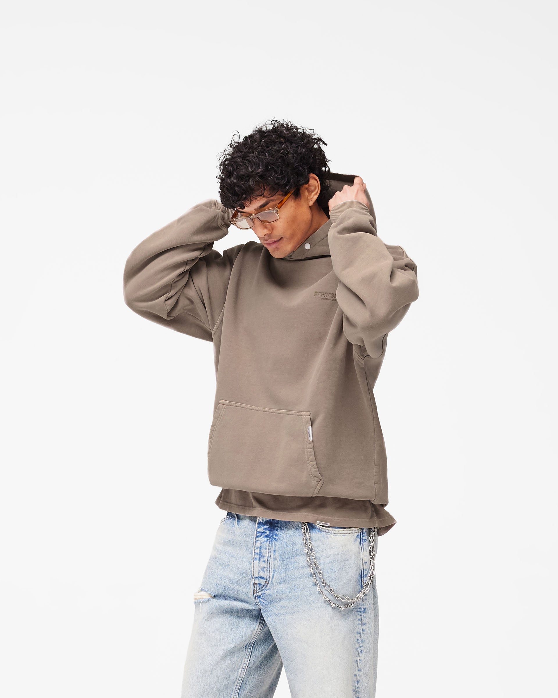 Represent Owners Club Hoodie - Mushroom