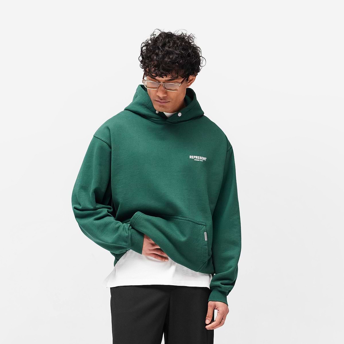 Represent Merch Collaborations Represent Owners Club Hoodie - Racing Green | REPRESENT