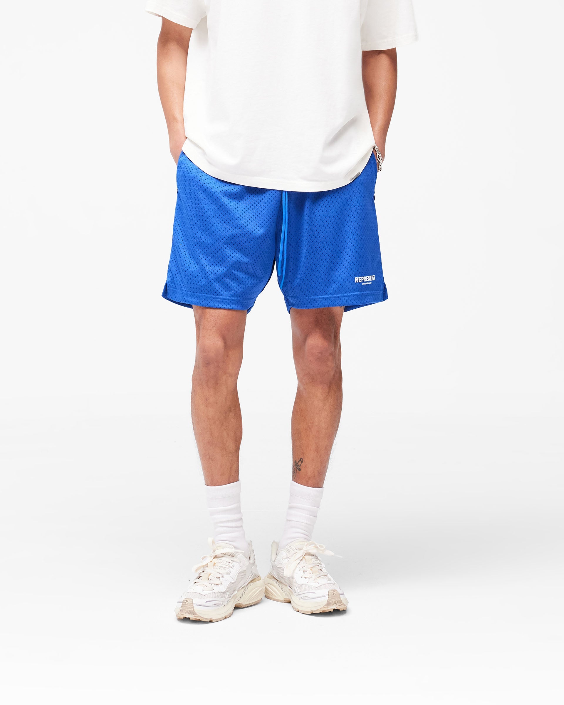 Represent Owners Club Mesh Shorts - Cobalt