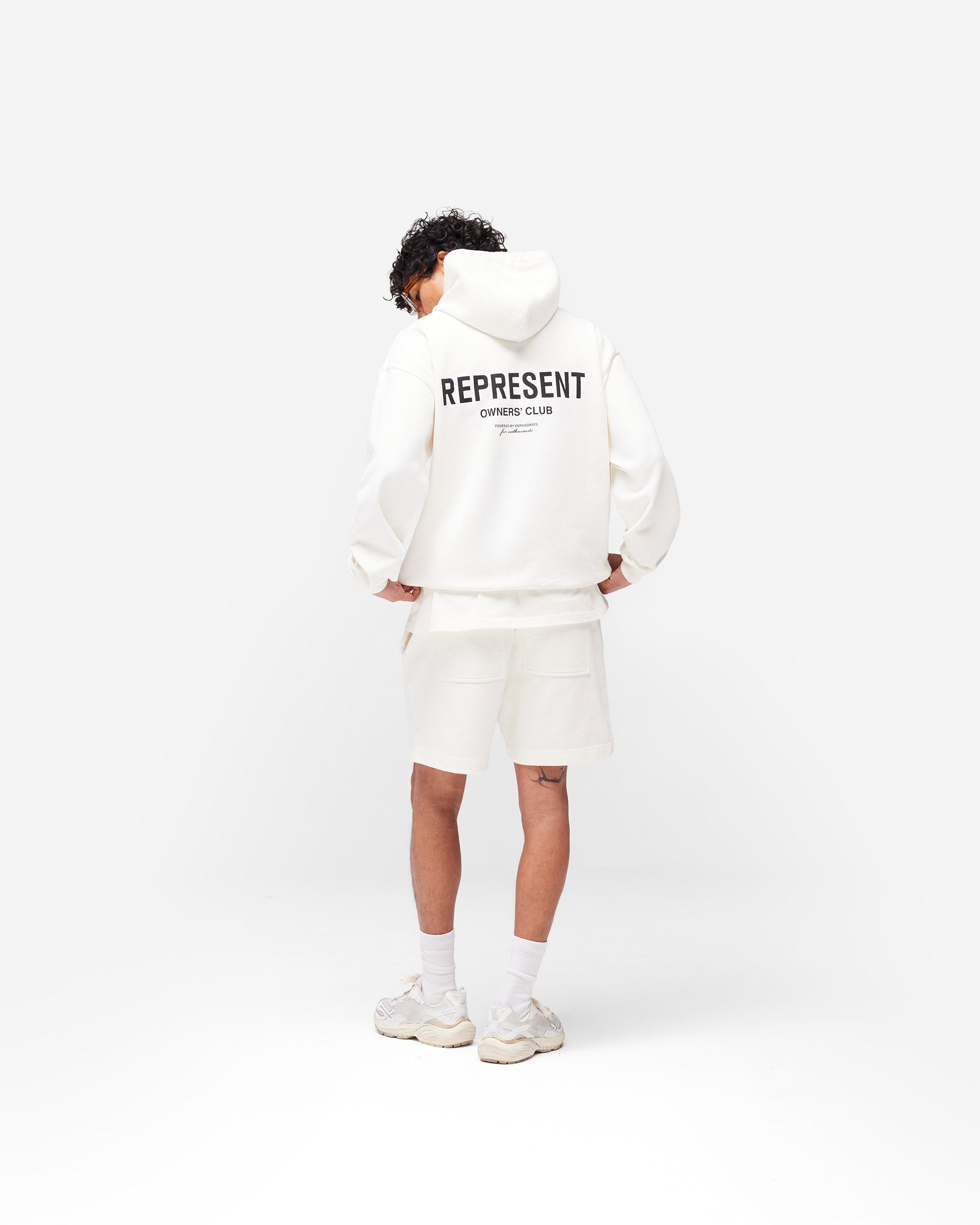 Represent Owners Club Shorts - Flat White
