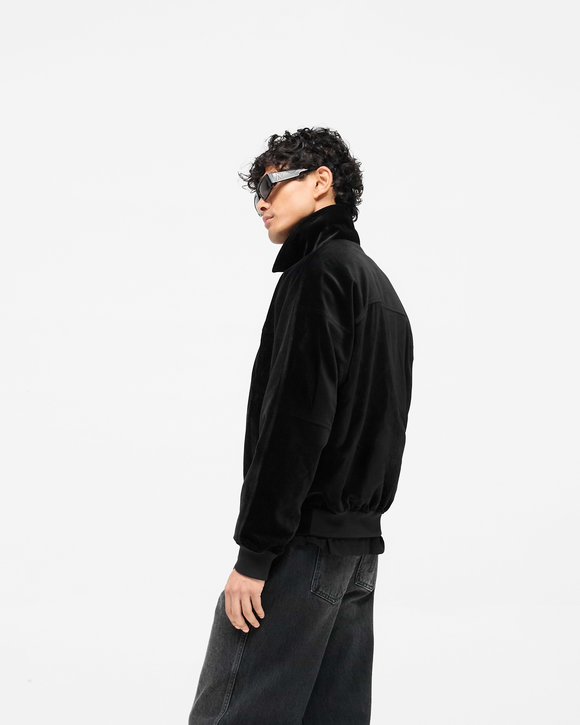 Bordeaux Brushed Jacket - Black