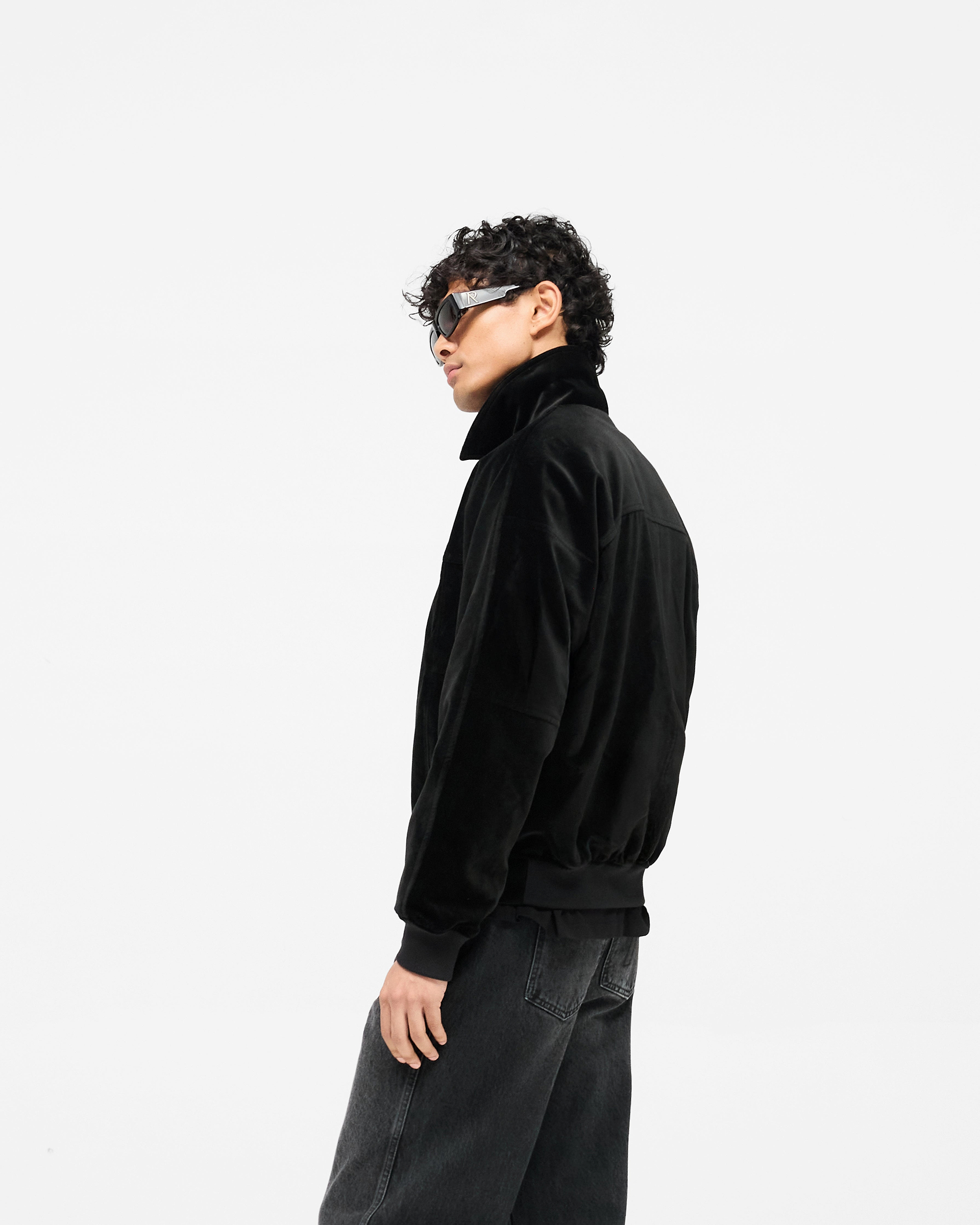 Bordeaux Brushed Jacket - Black