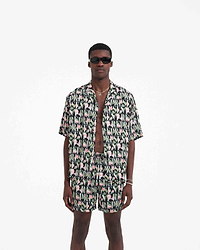 Floral Represent Shirt - Black